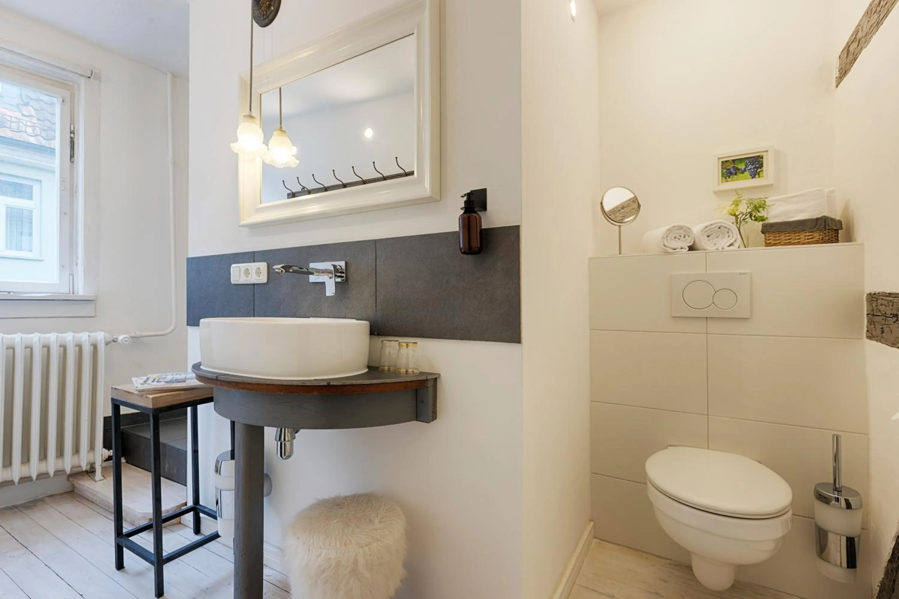 Bathroom in Weinhotel Oechsle & Brix