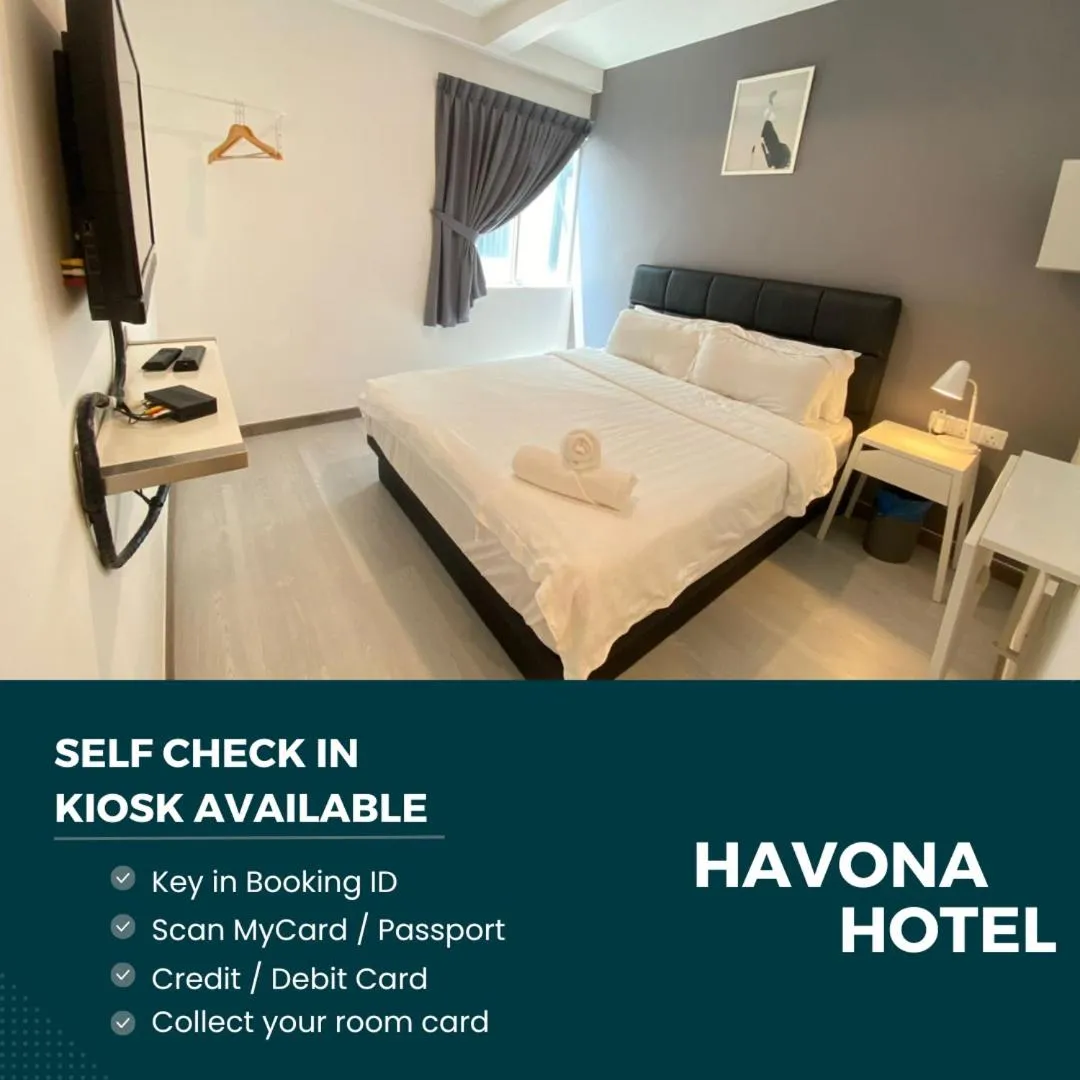 Bed in Havona hotel - Taman Tropika Kulai