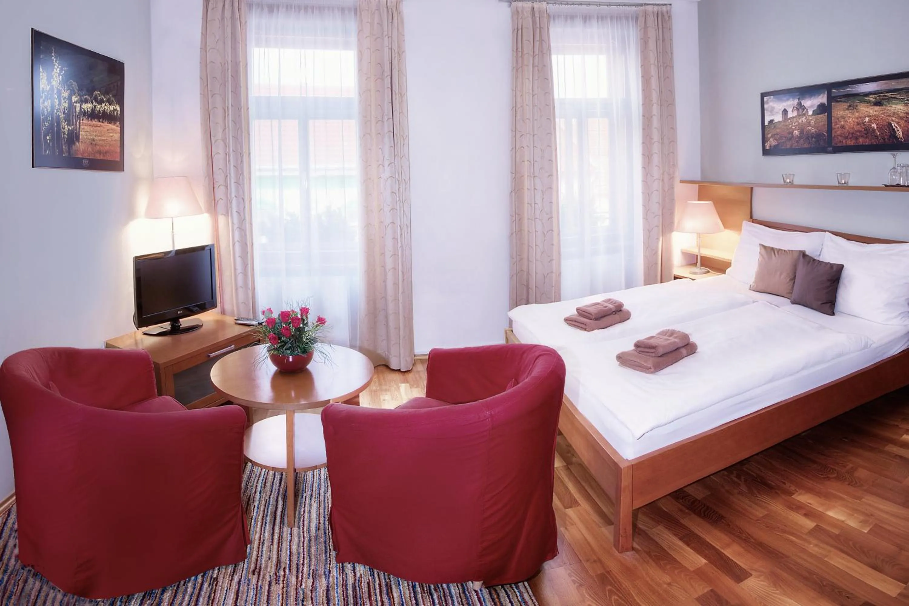 Double Room with Bathtub - single occupancy in Penzion Baltazar Mikulov