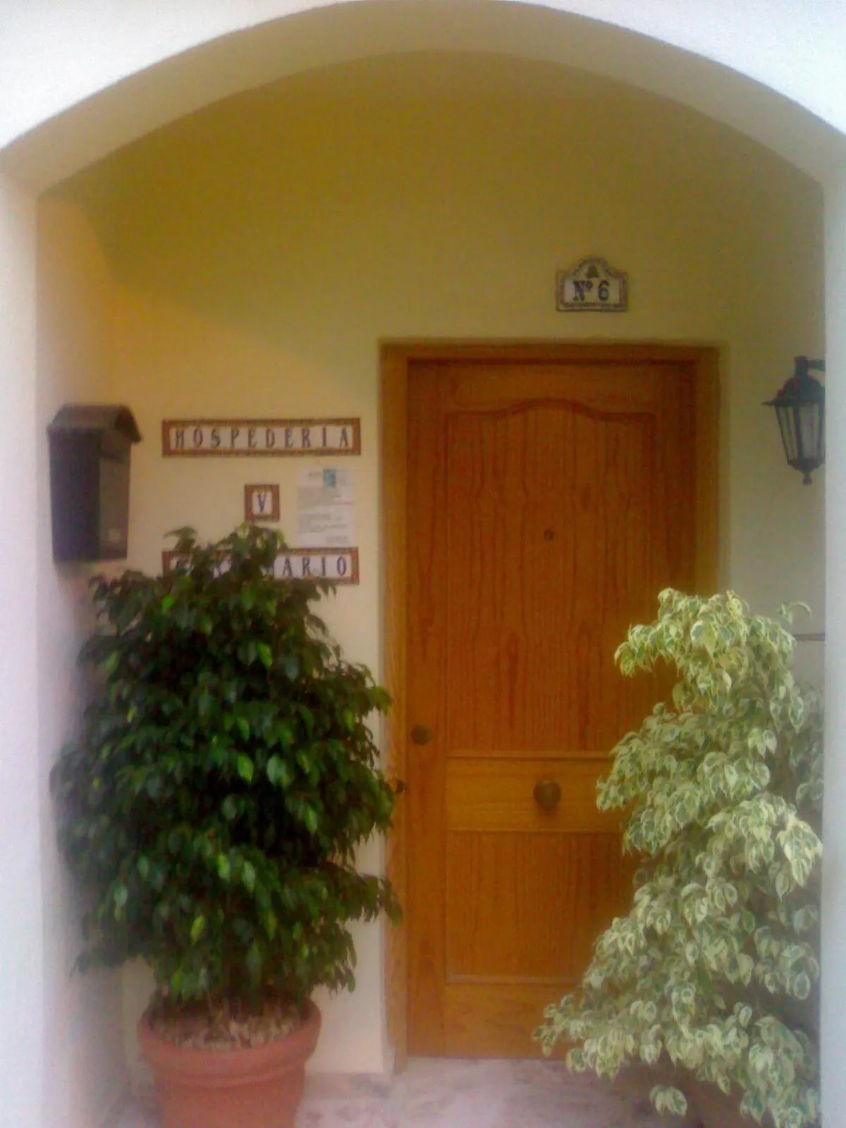 Lobby or reception in Hospederia V Centenario