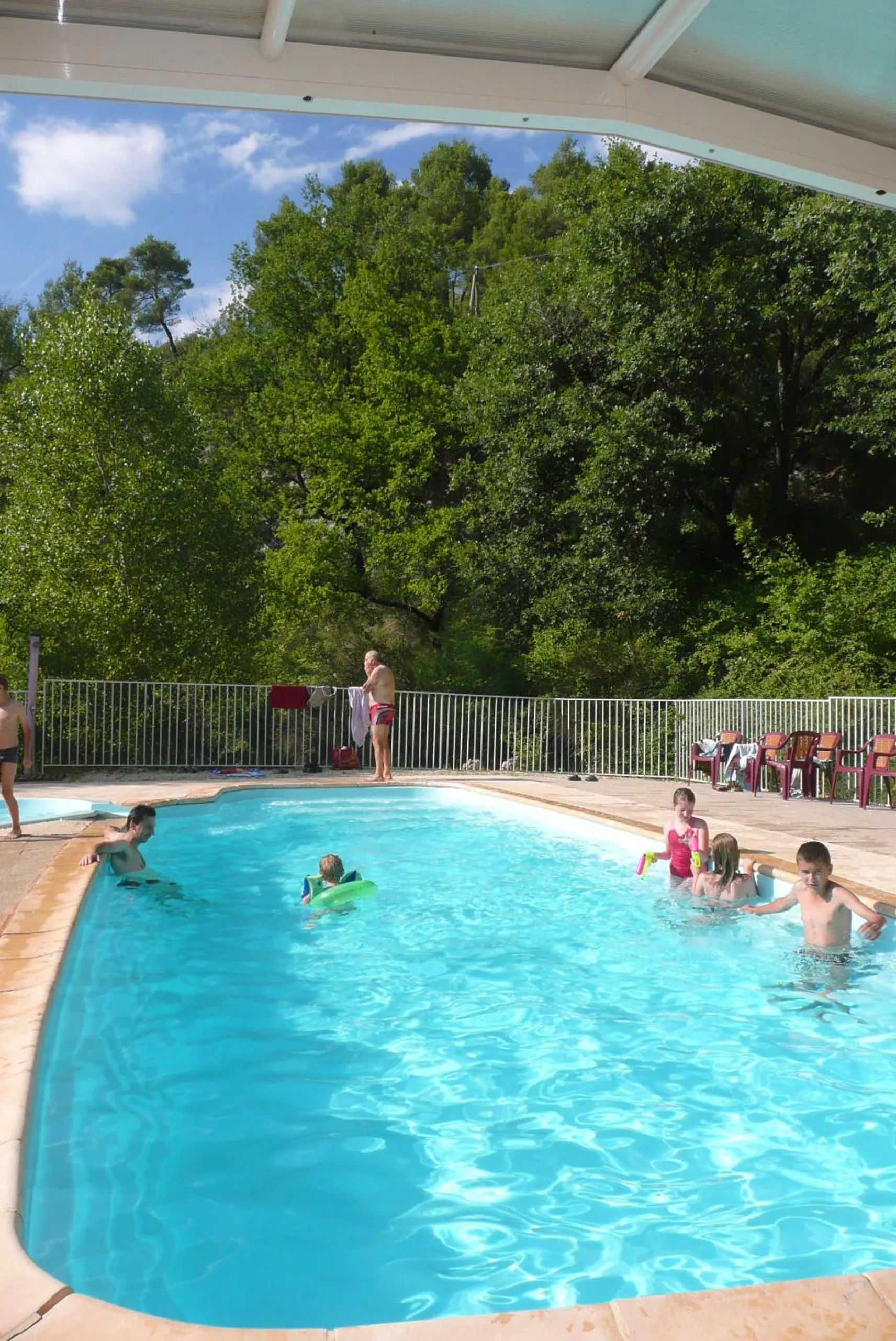 Swimming pool in Domaine de bois joli