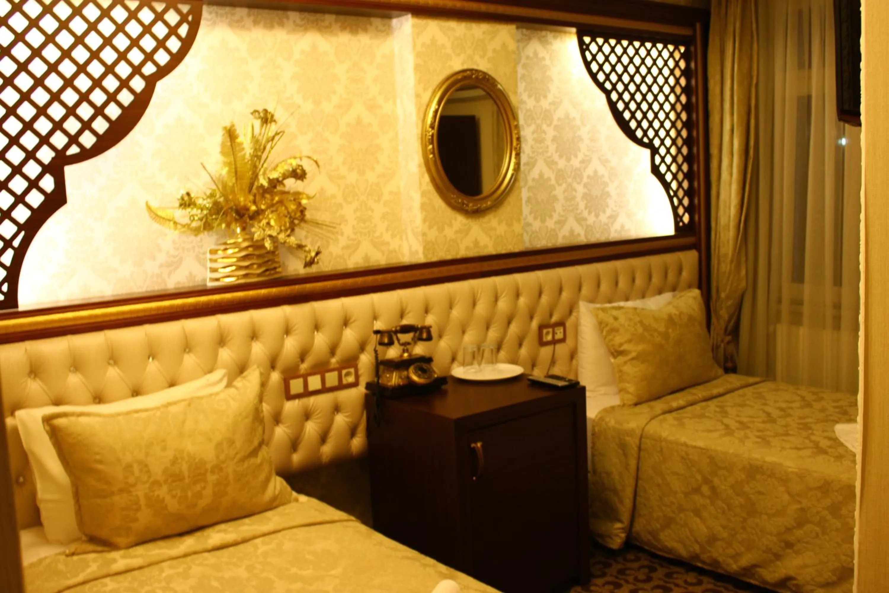 Decorative detail, Seating Area in Salinas Istanbul Hotel