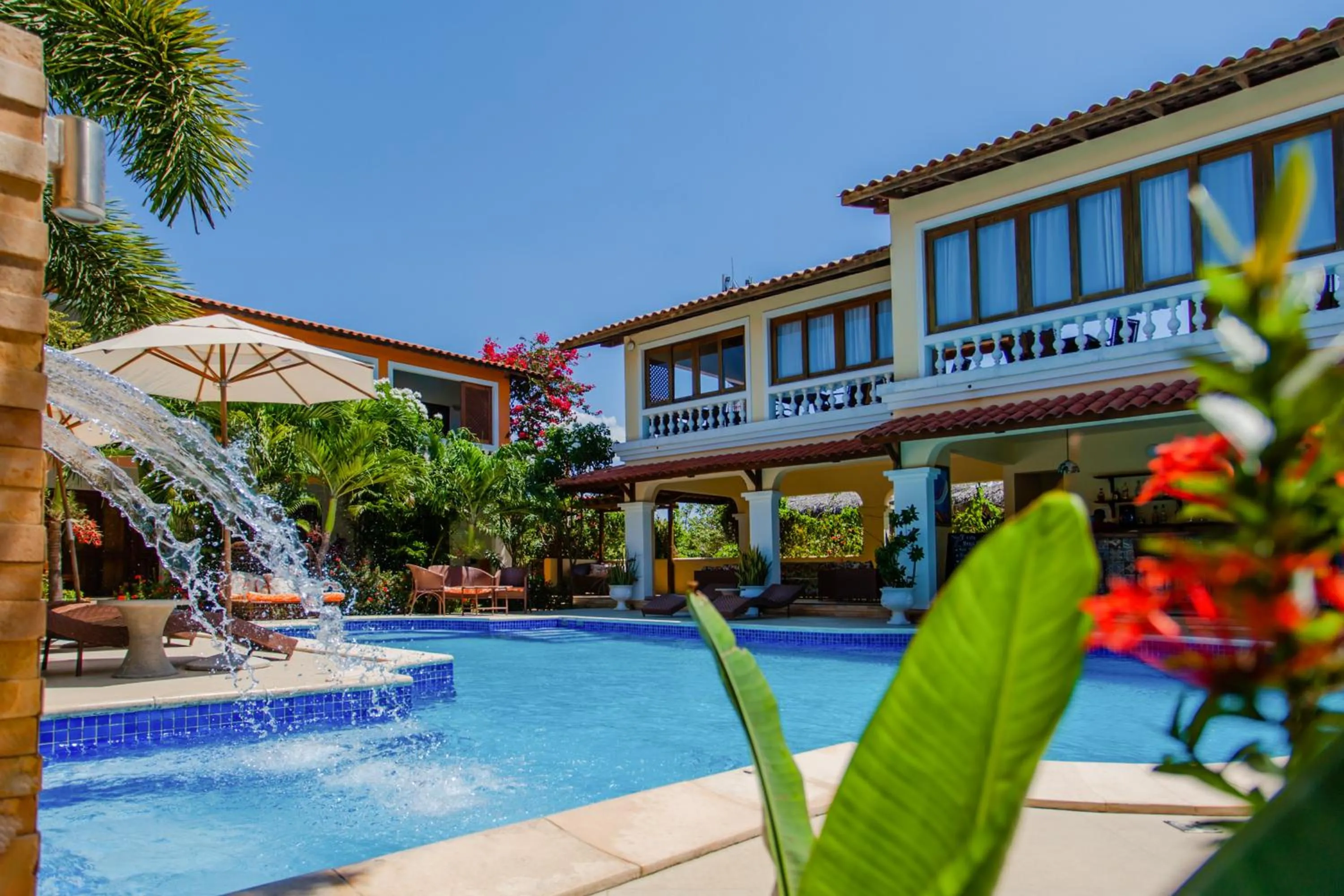Swimming pool in Hotel Villa Beija Flor