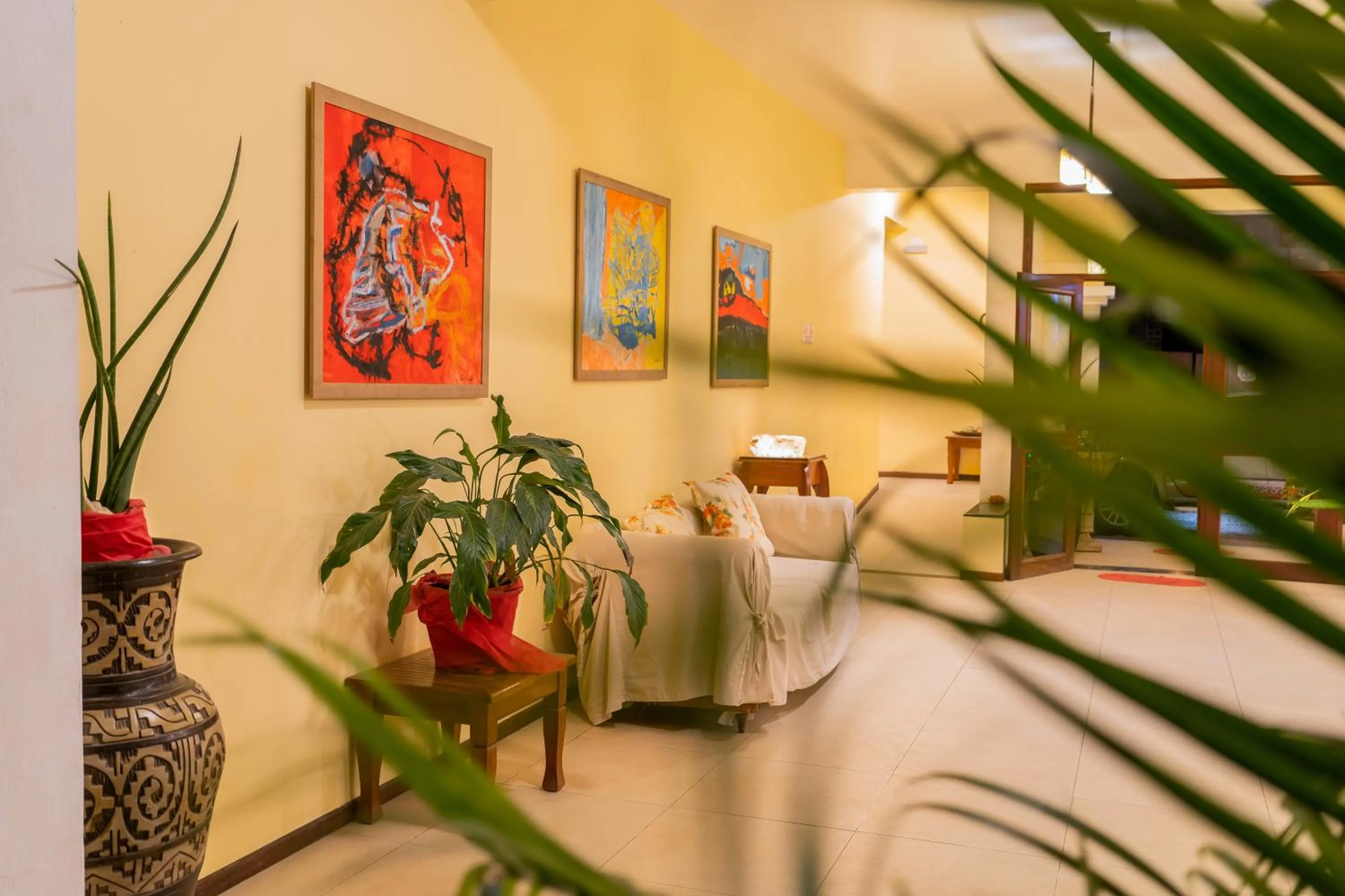 Lobby or reception, Bed in Hotel Villa Beija Flor