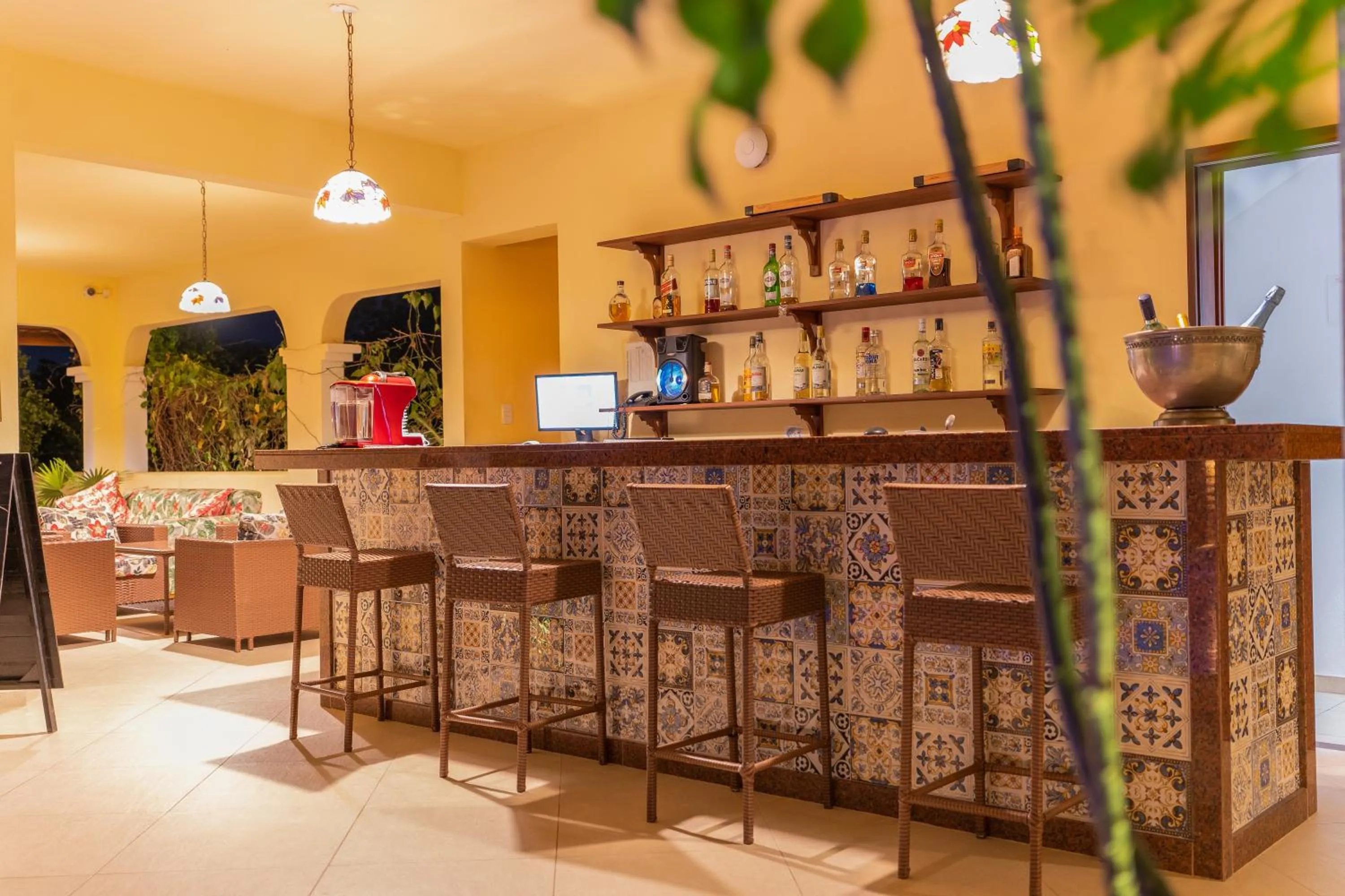 Lounge or bar in Hotel Villa Beija Flor