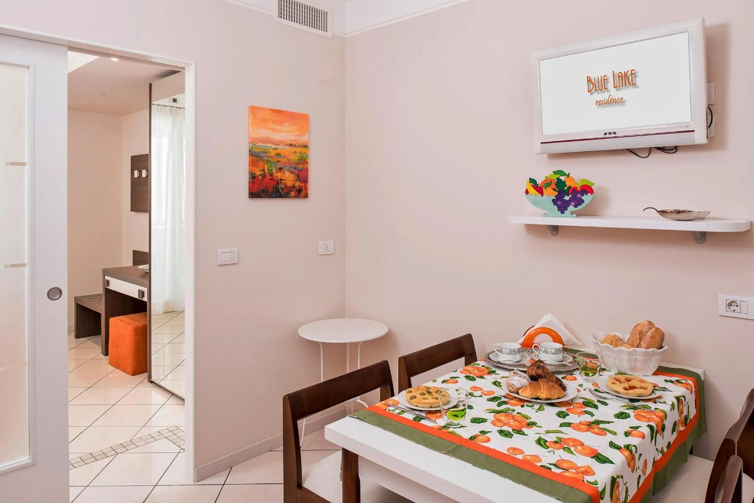 TV and multimedia, Bed in Blue Lake Residence - Bardolino