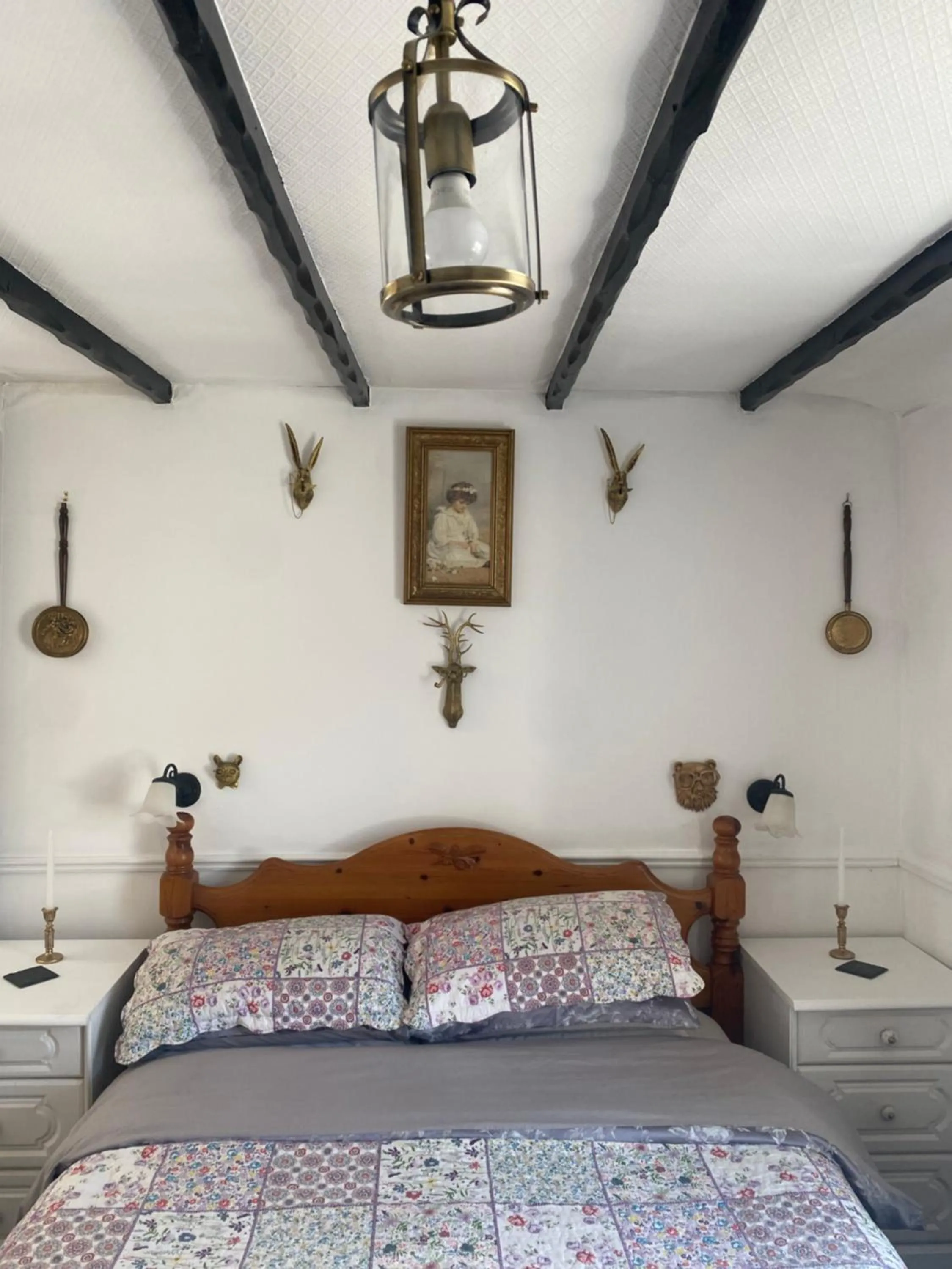 Bed in Craighlaw Vintage Guest Rooms