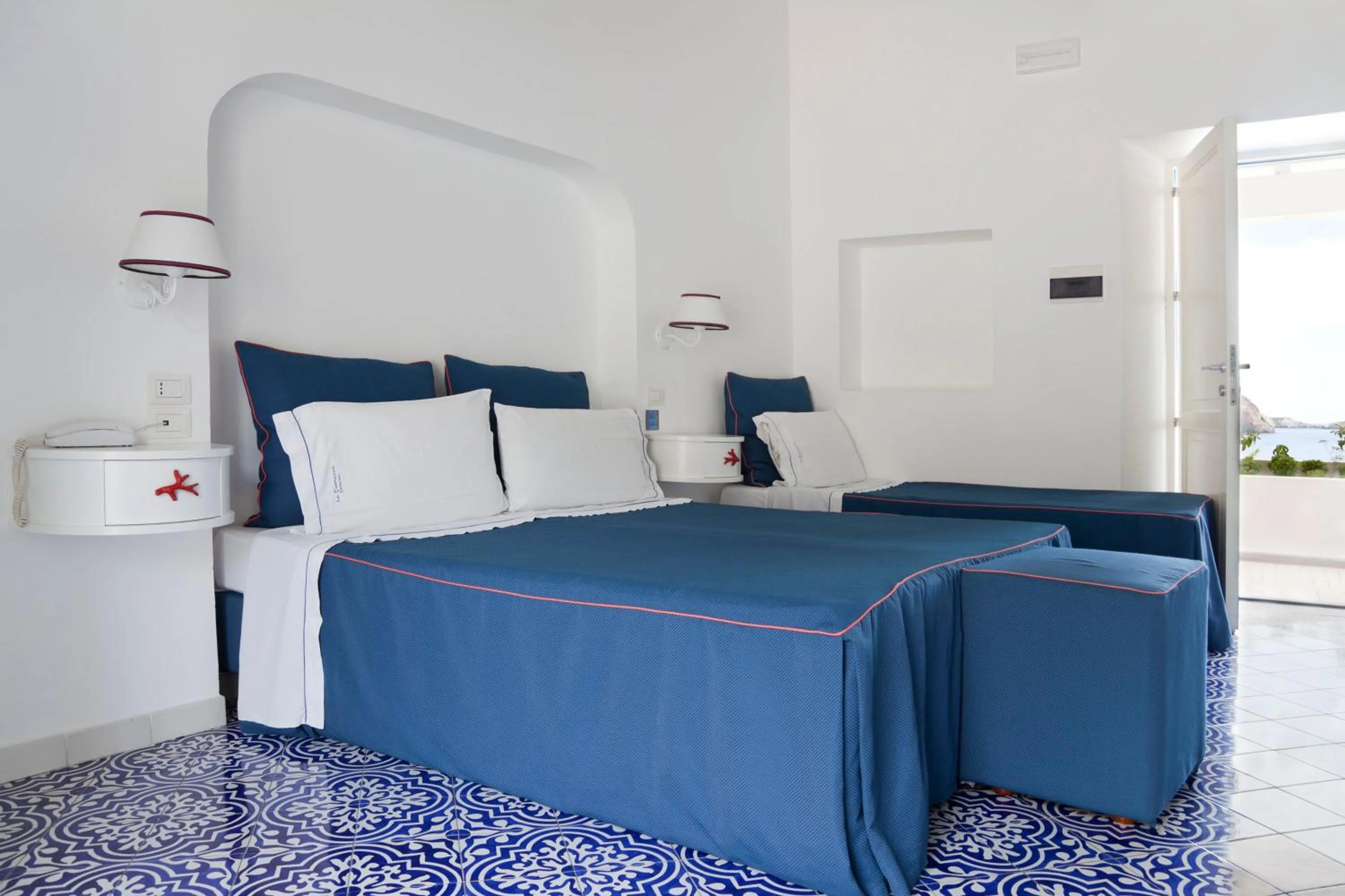 Bed in Hotel La Terrazza