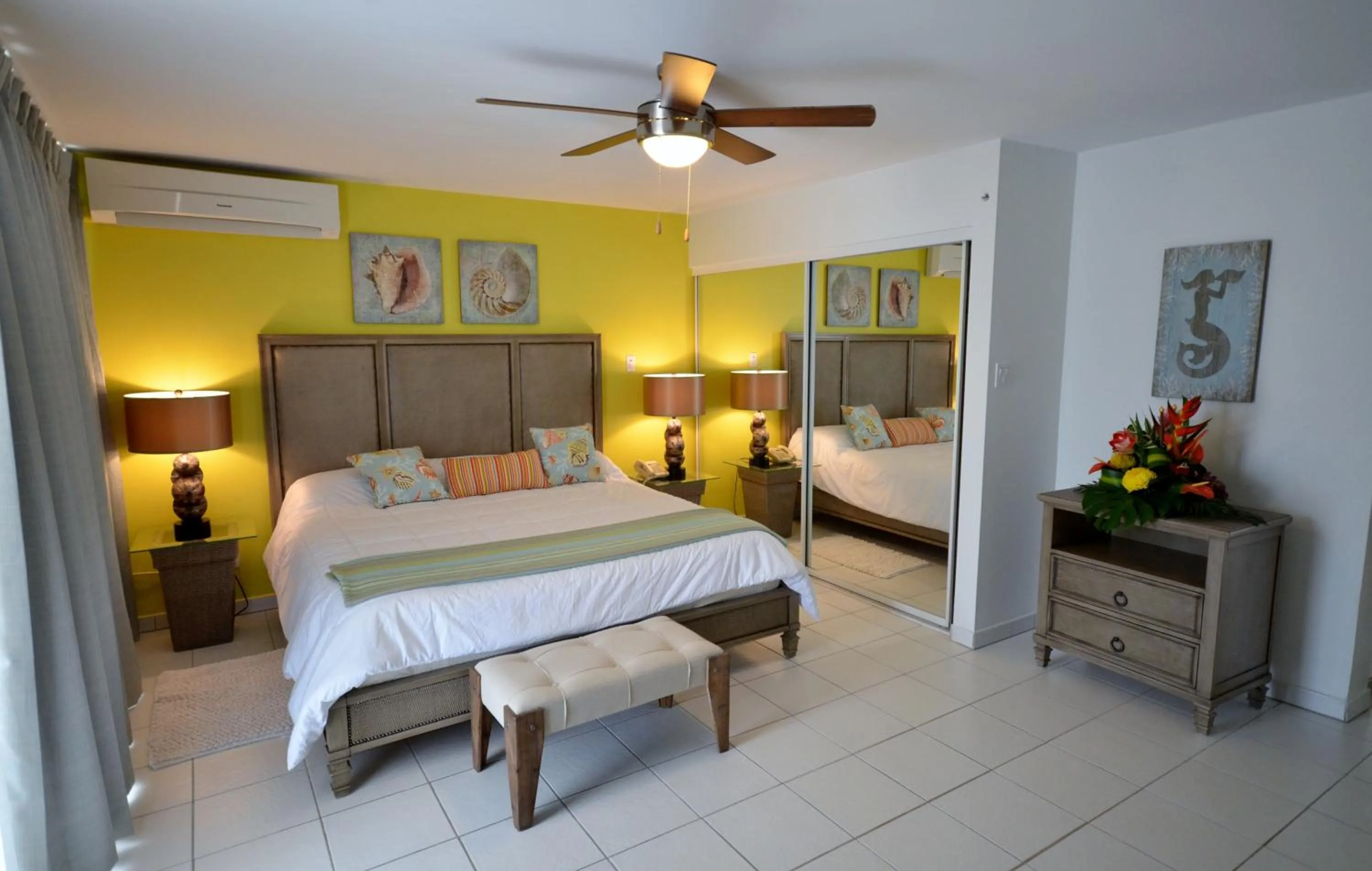 Bedroom, Bed in The Atrium Beach Resort and Spa Sint Maarten, Ascend Hotel Collection