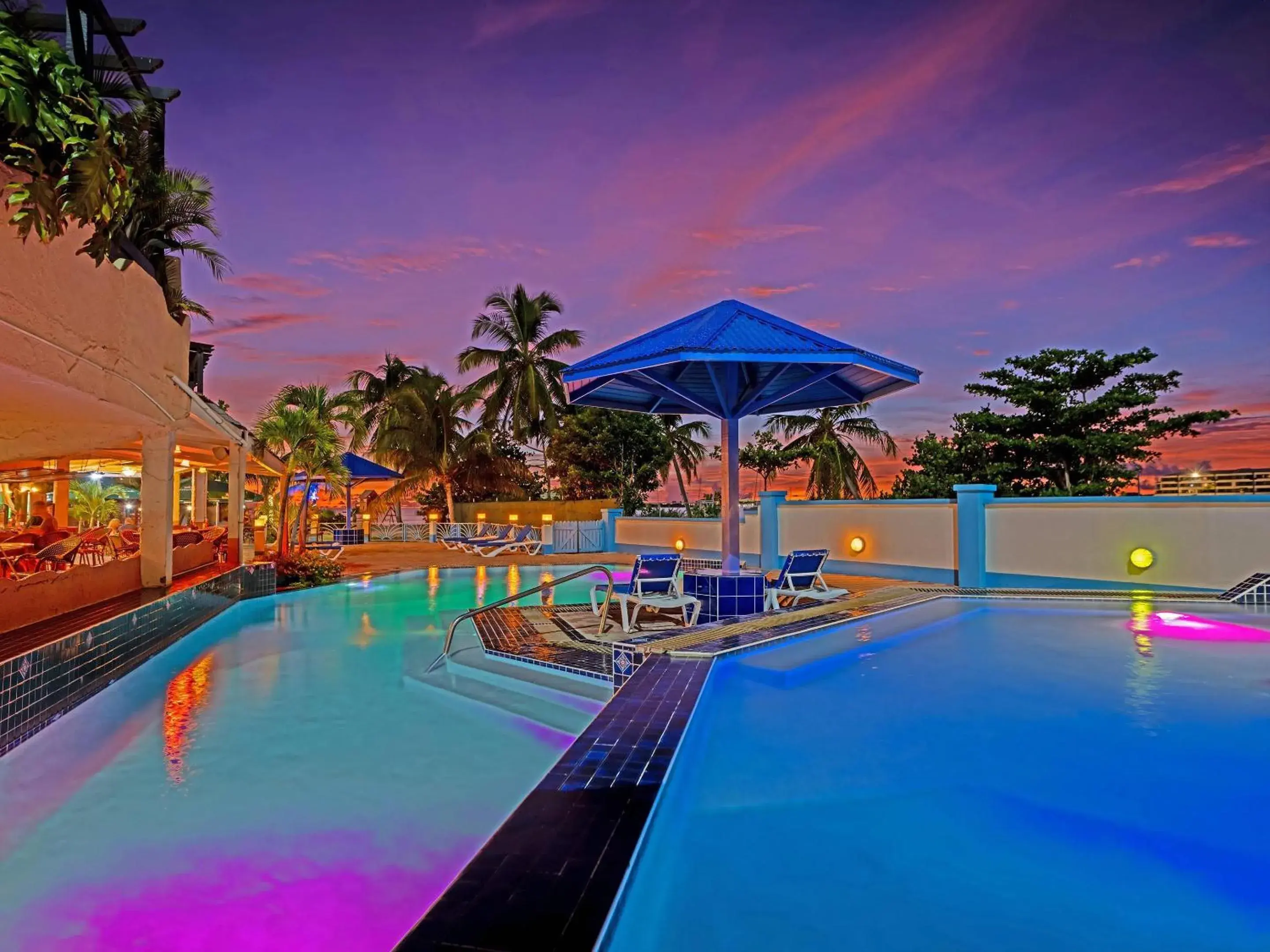 Swimming pool in The Atrium Beach Resort and Spa Sint Maarten, Ascend Hotel Collection Swimming pool in The Atrium Beach Resort and Spa Sint Maarten, Ascend Hotel Collection