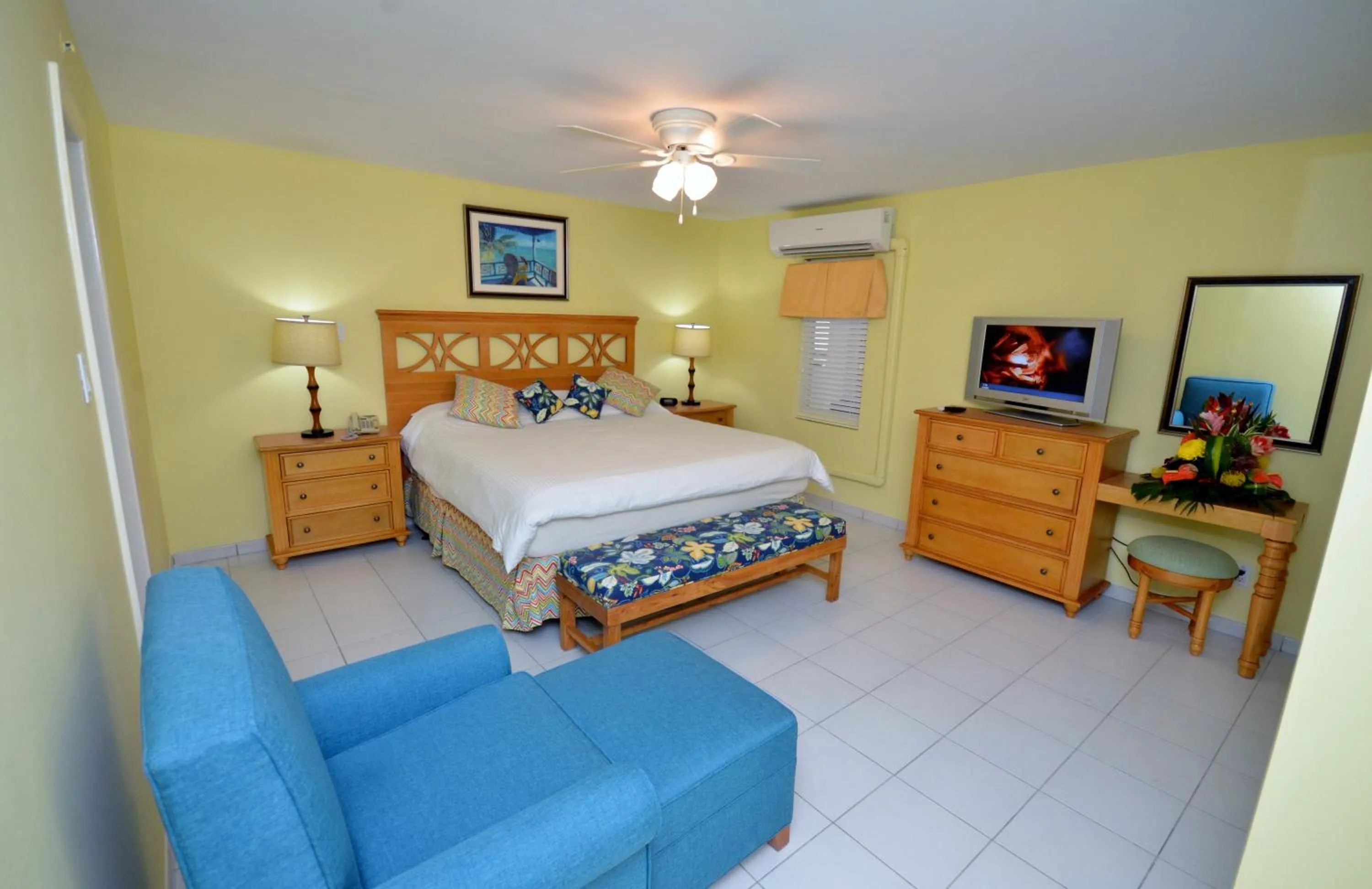 Bedroom, Bed in The Atrium Beach Resort and Spa Sint Maarten, Ascend Hotel Collection