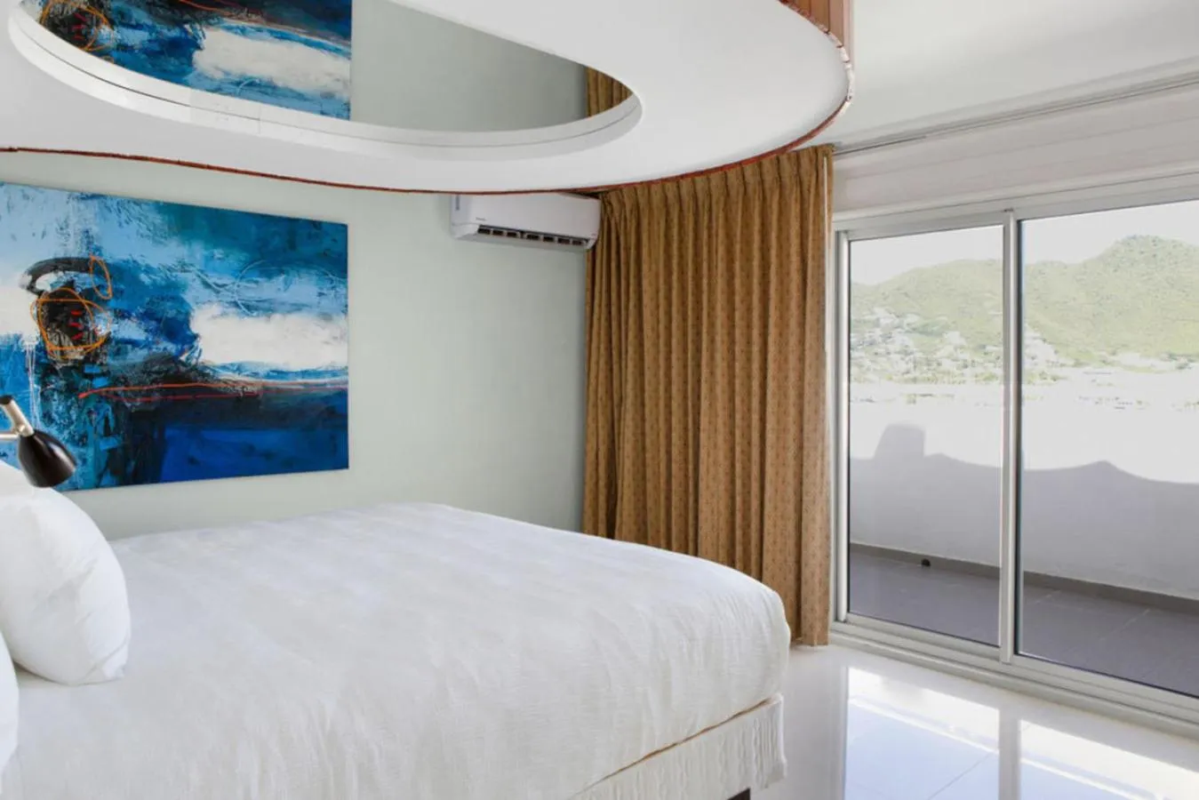 Bed in The Atrium Beach Resort and Spa Sint Maarten, Ascend Hotel Collection