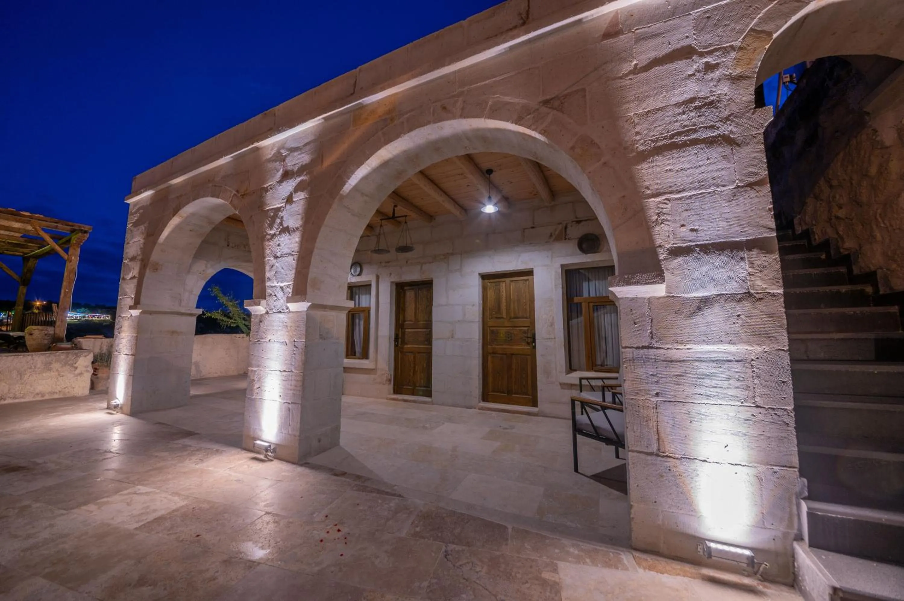 Inner courtyard view in Asyada Suites Hotel