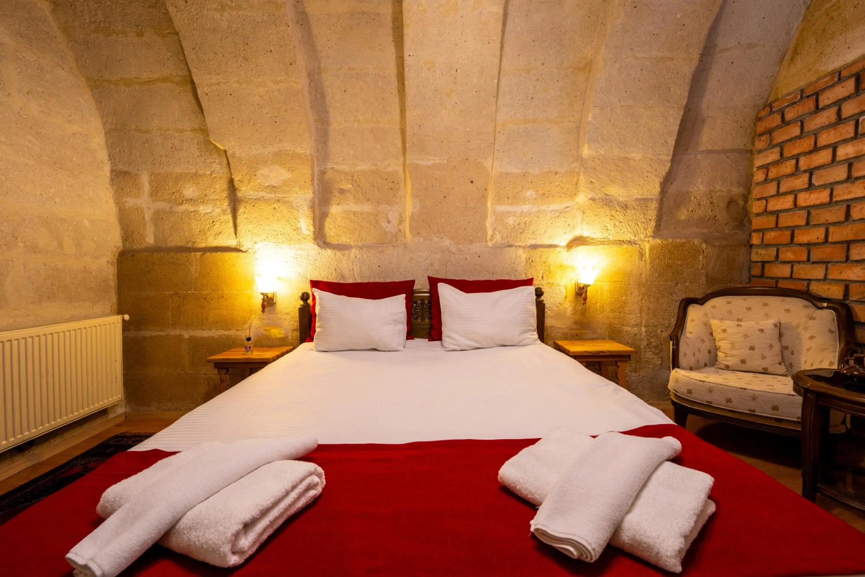 Bed in Asyada Suites Hotel