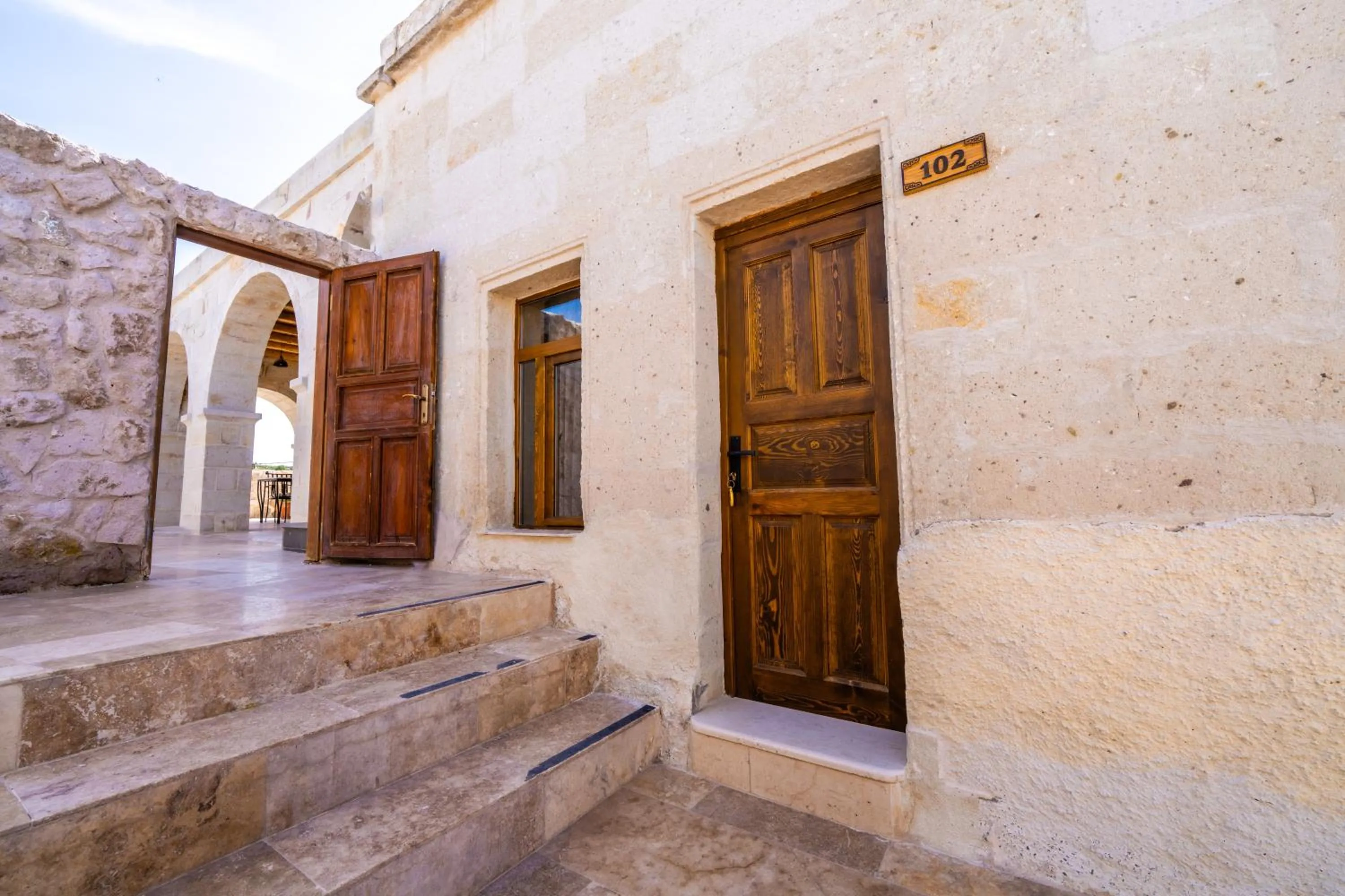 Inner courtyard view in Asyada Suites Hotel