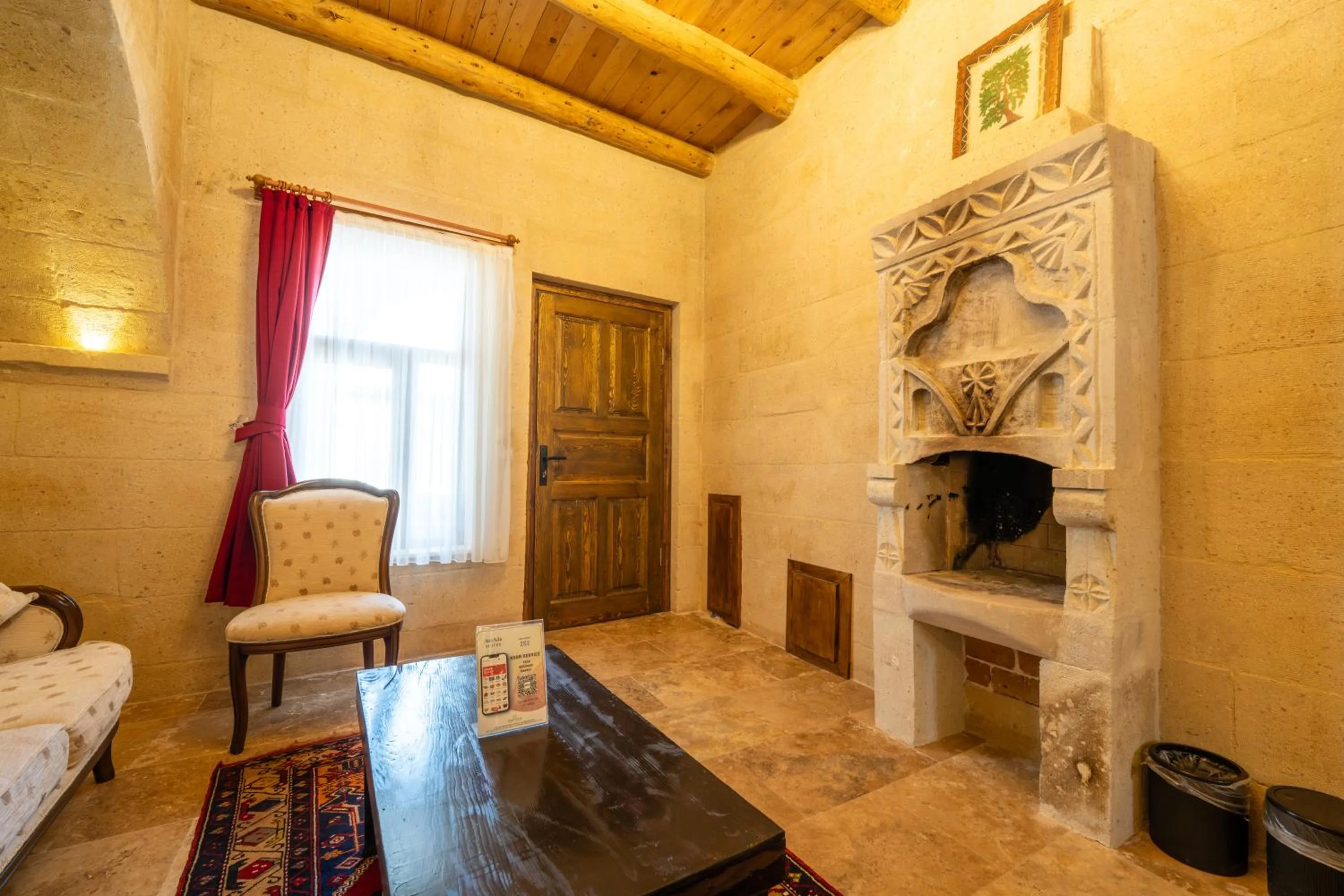 fireplace in Asyada Suites Hotel