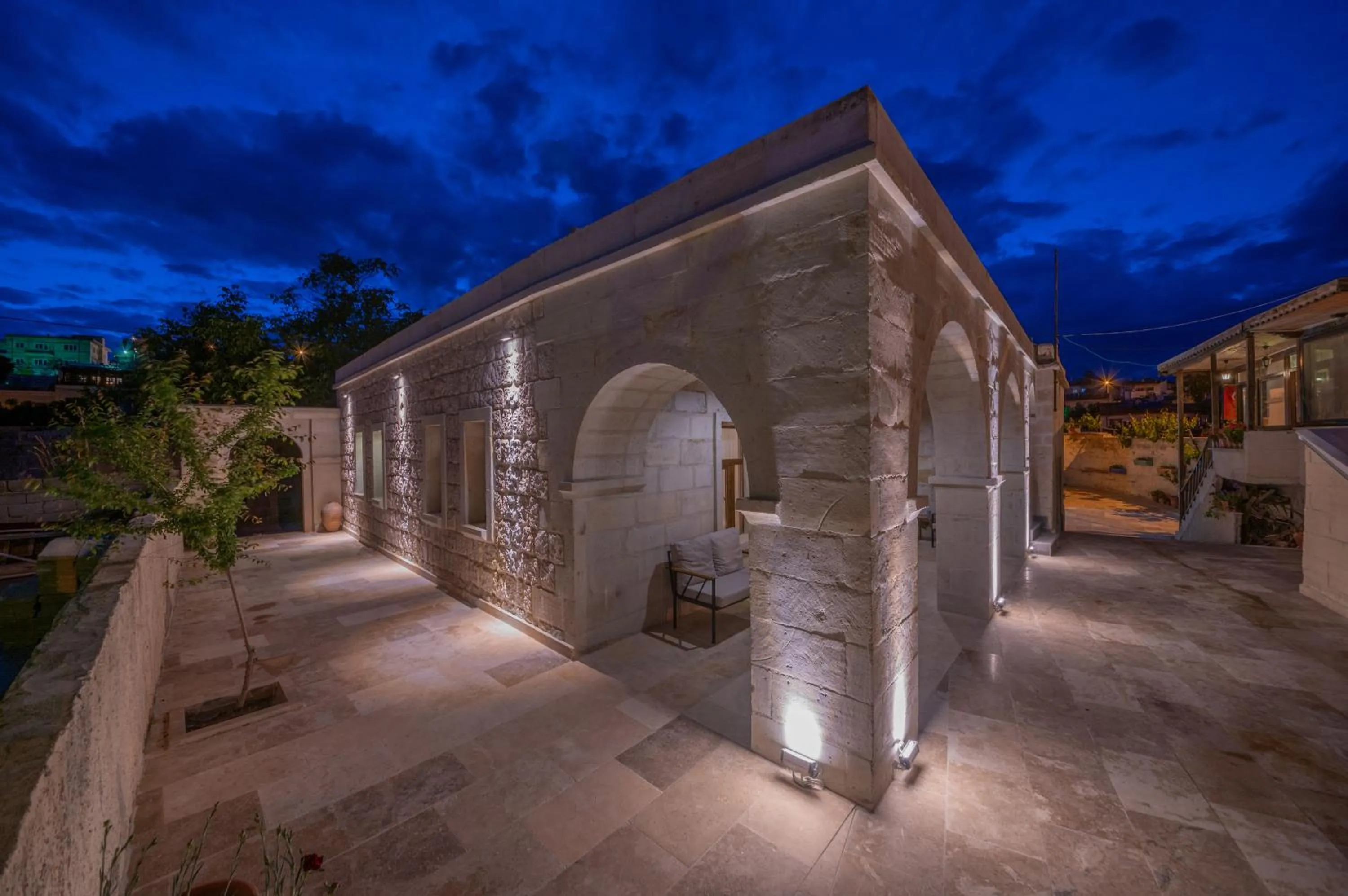 Inner courtyard view in Asyada Suites Hotel