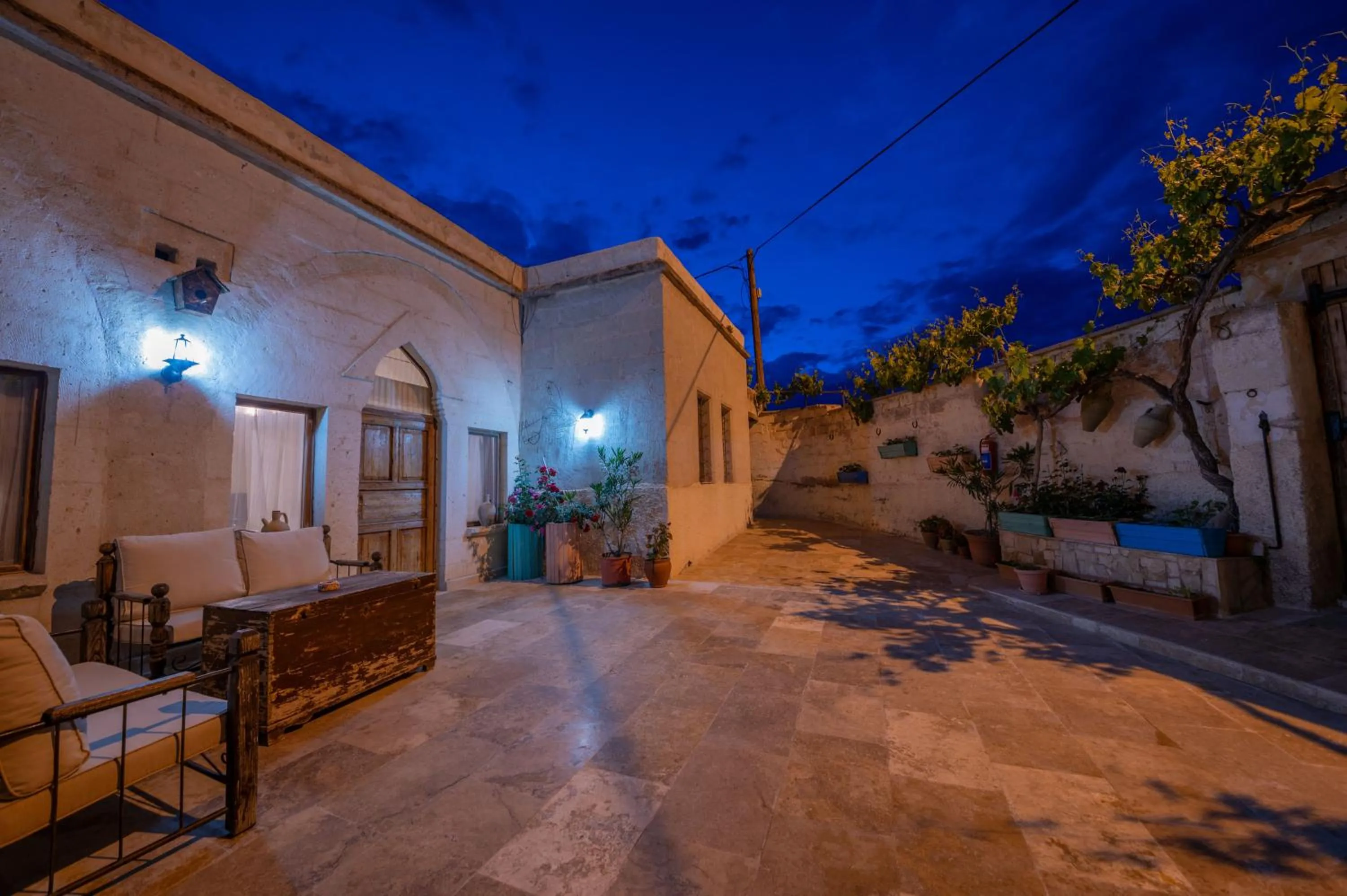Inner courtyard view in Asyada Suites Hotel
