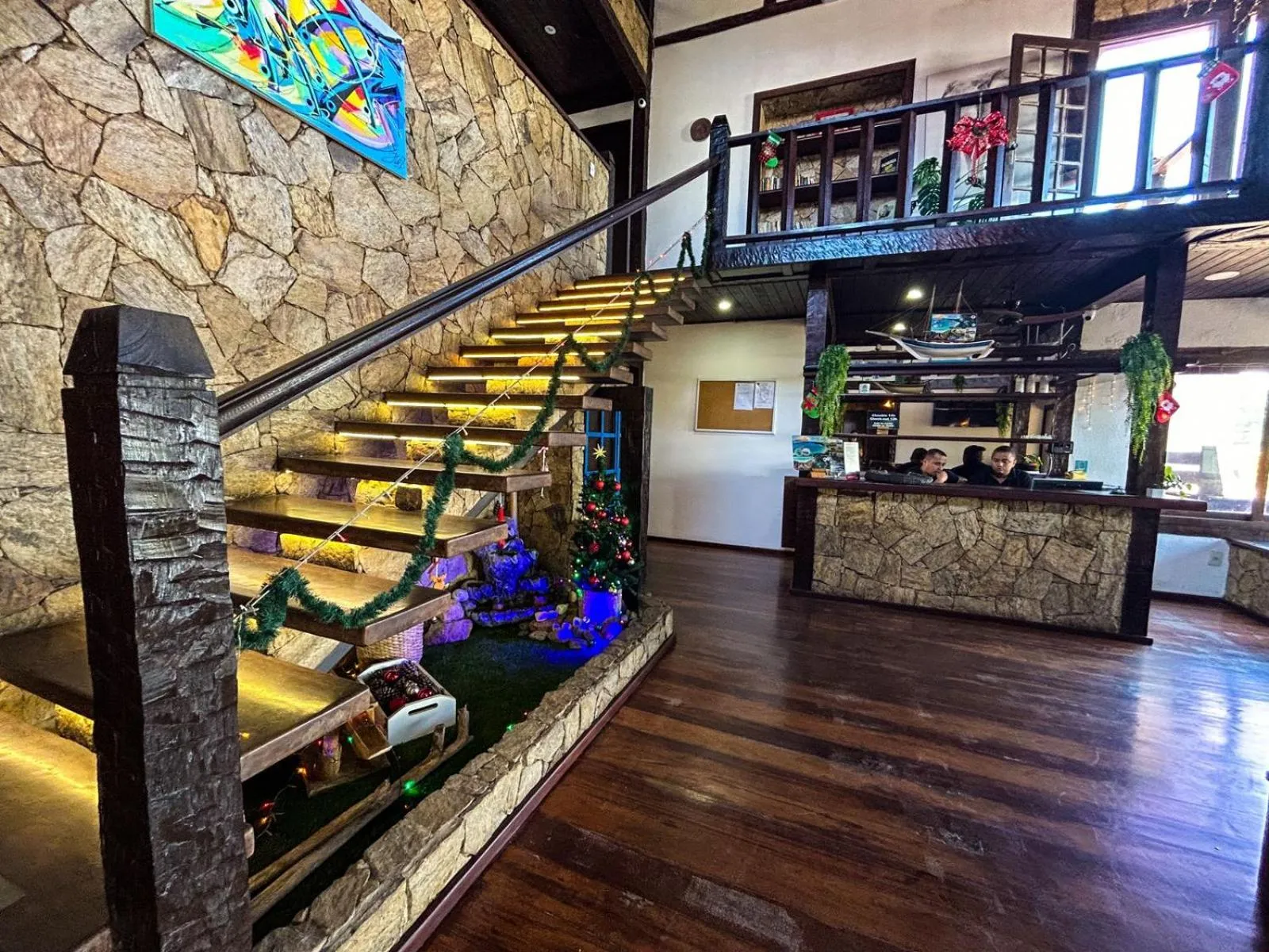 Lobby or reception in Pousada Solar de Búzios