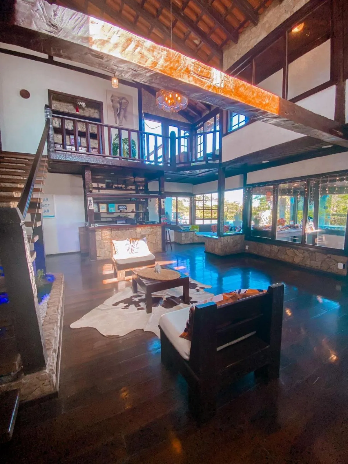 Lobby or reception in Pousada Solar de Búzios