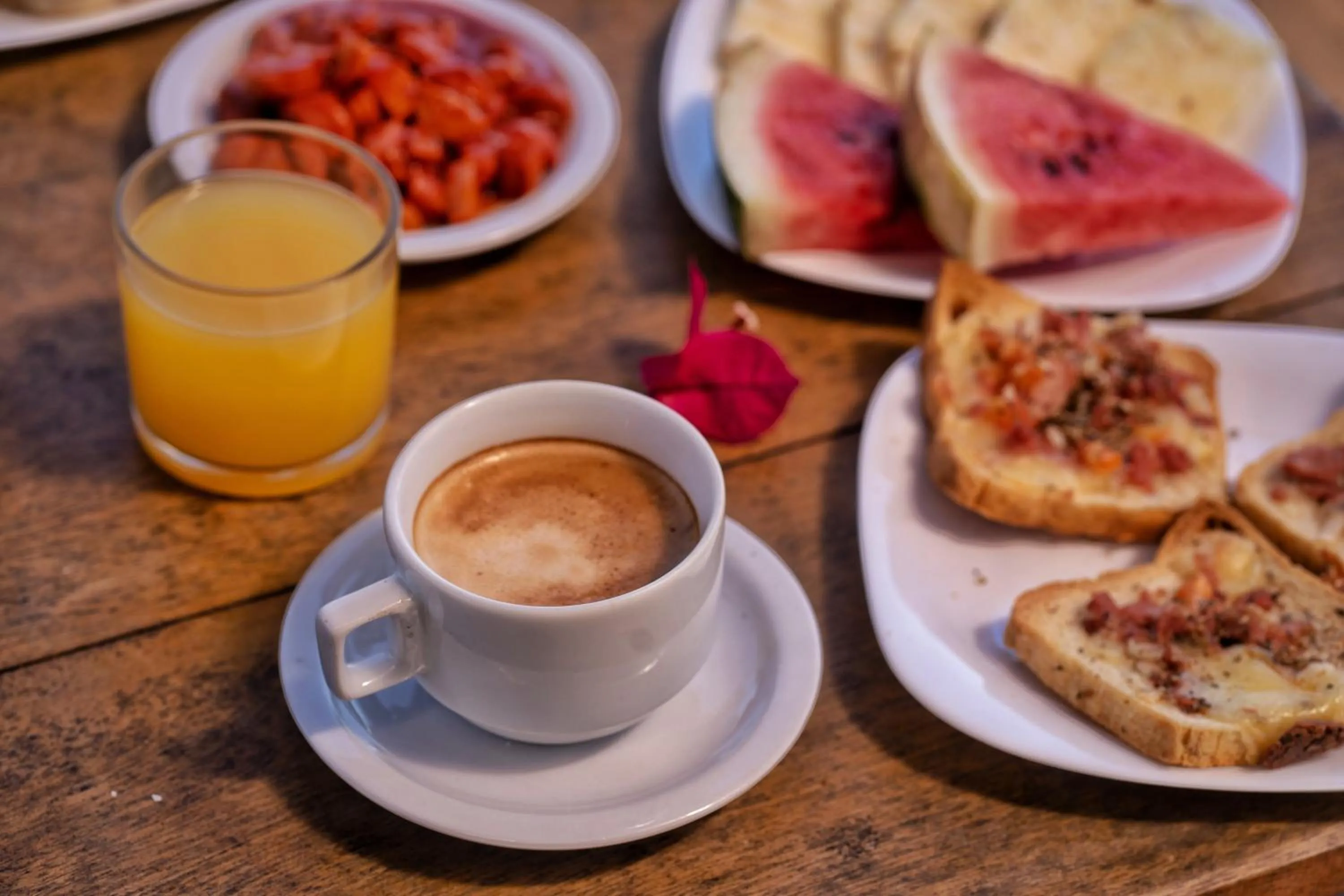 Continental breakfast in Pousada Solar de Búzios