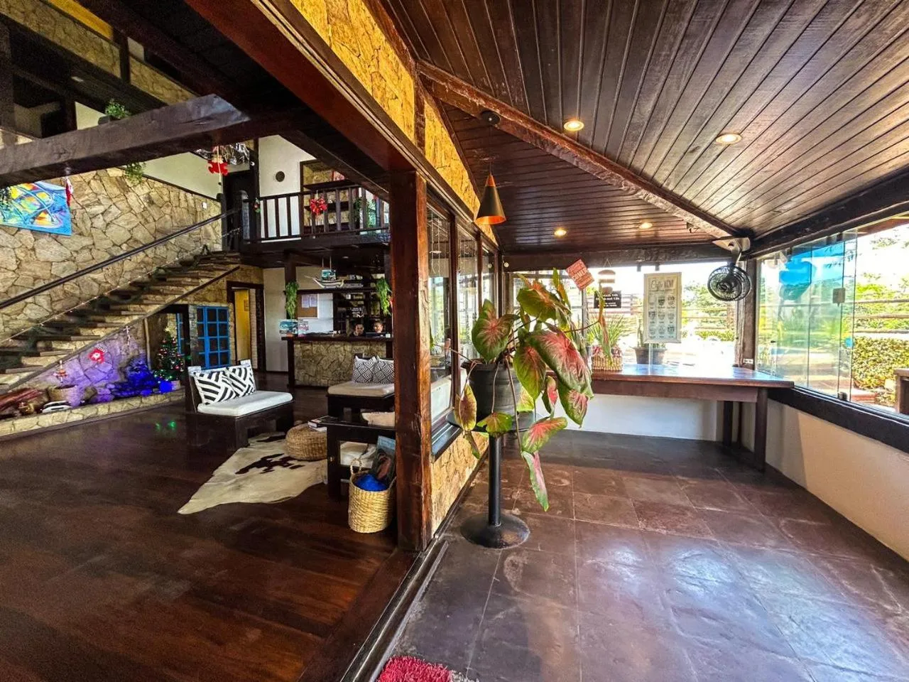 Lobby or reception in Pousada Solar de Búzios