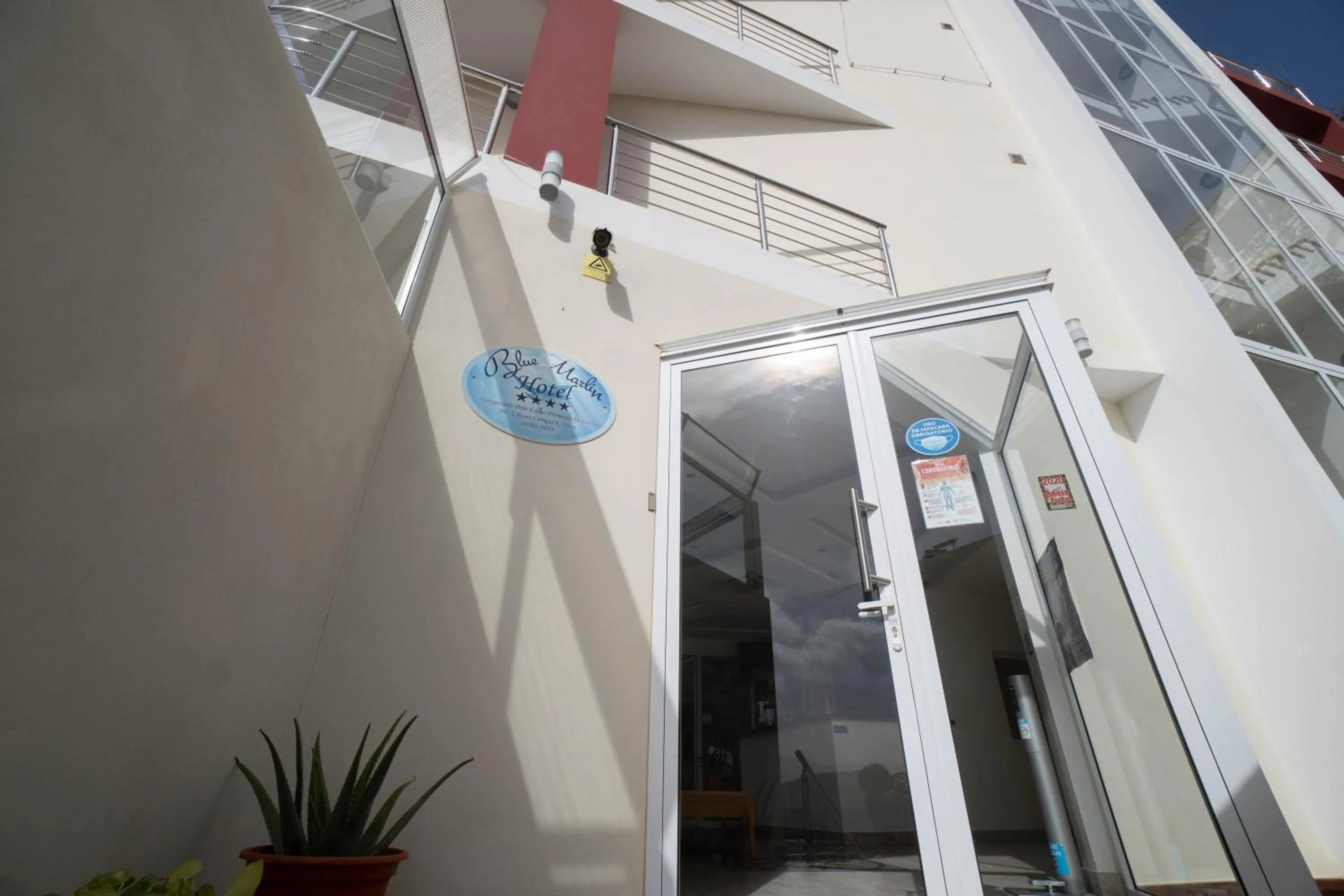 Facade/entrance in Blue Marlin Hotel