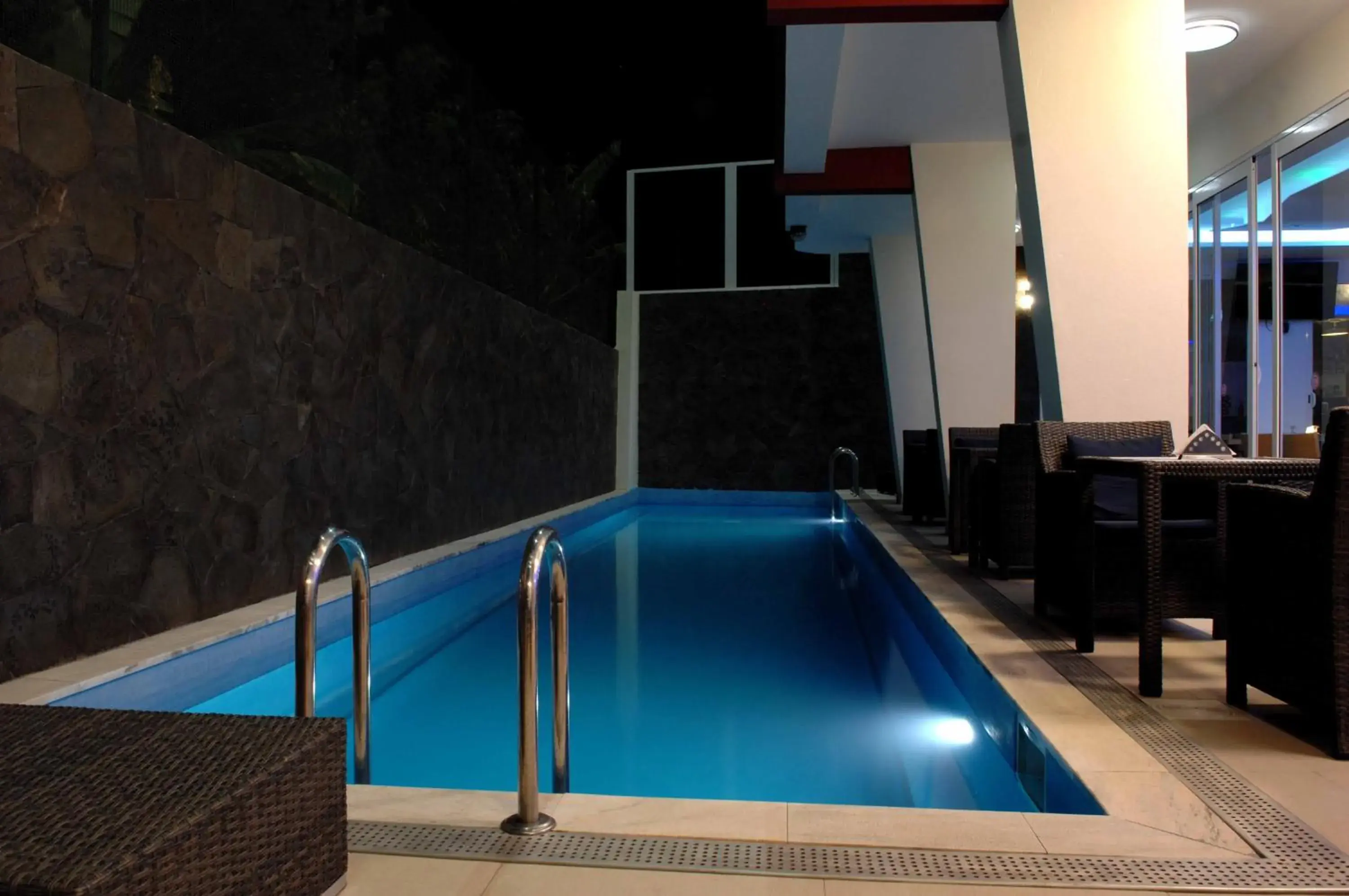 Pool view in Blue Marlin Hotel Pool view in Blue Marlin Hotel