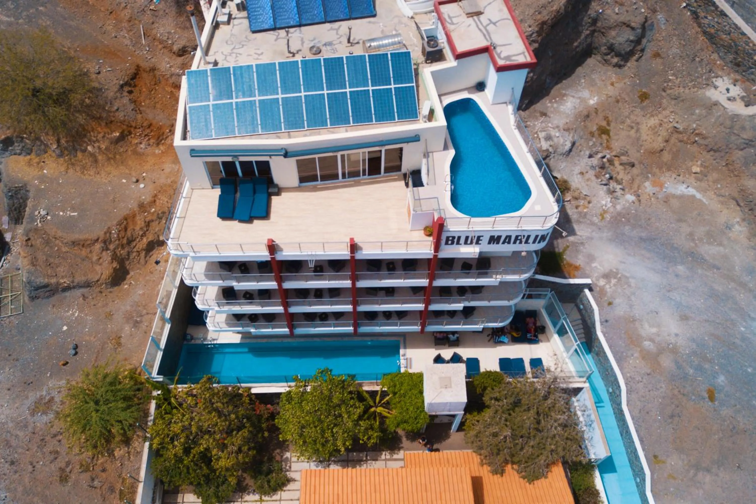 Bird's eye view in Blue Marlin Hotel