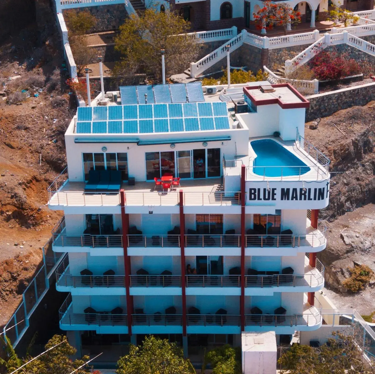 Property building in Blue Marlin Hotel Property building in Blue Marlin Hotel