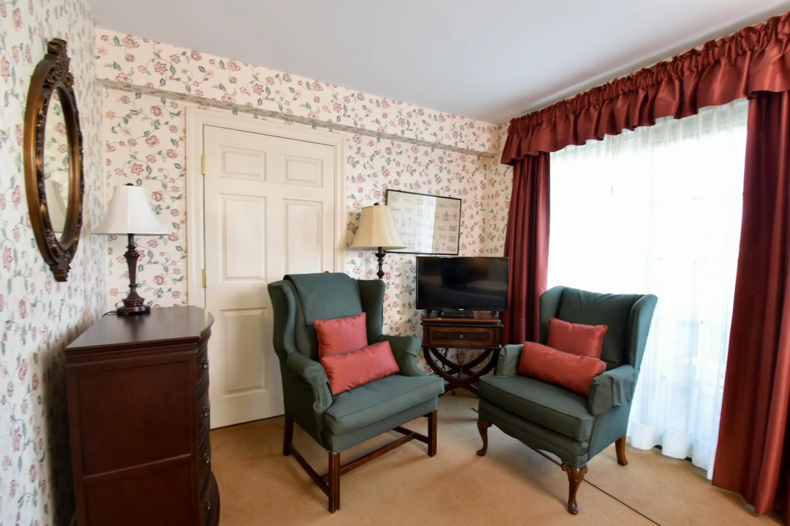 Seating area in The Waring House