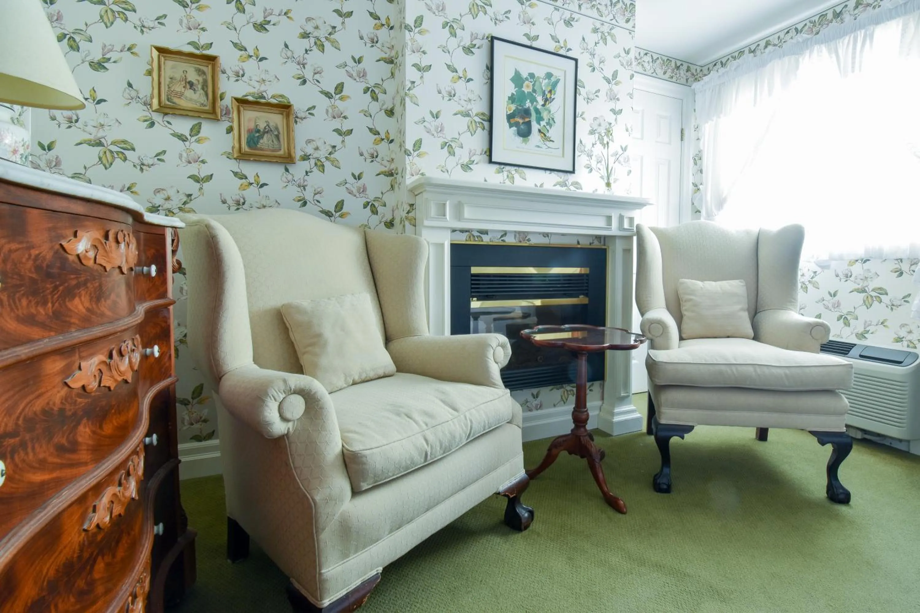 Seating area in The Waring House