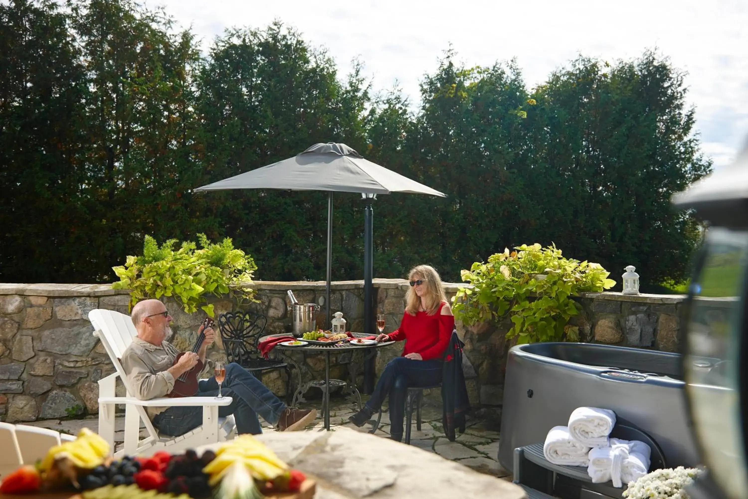 Bird's eye view in The Waring House Bird's eye view in The Waring House