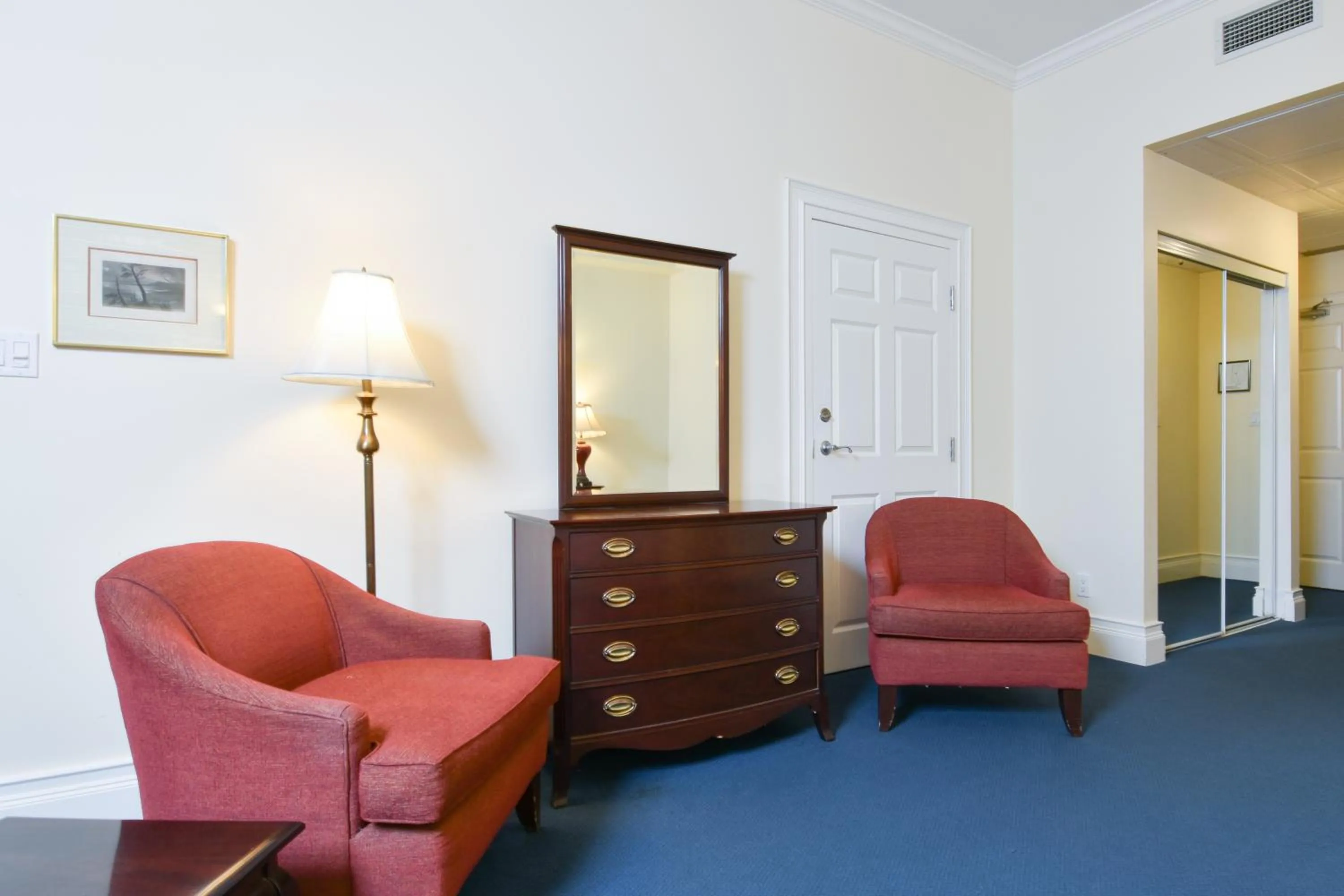 Seating area in The Waring House