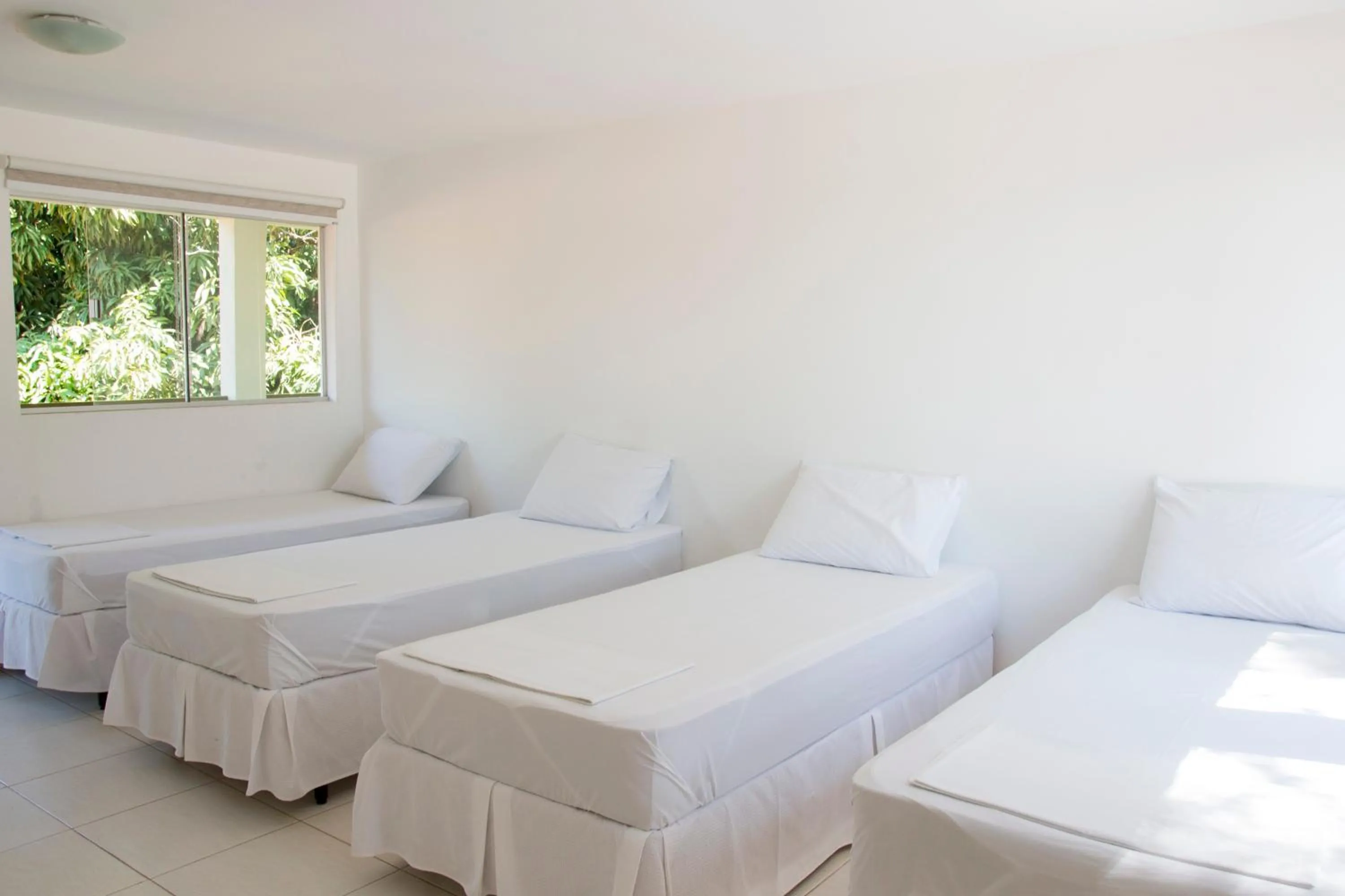 Bed in Hotel Pousada Recanto do Pai
