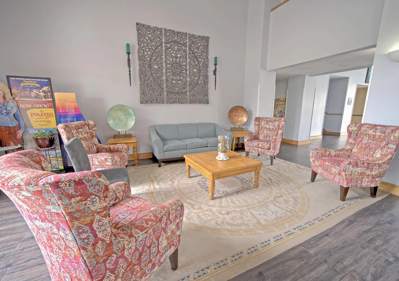 Living room in All Season Suites