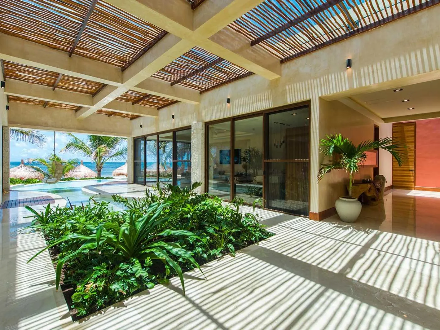 Lobby or reception in Ana y Jose Tulum Hotel & Beach Club