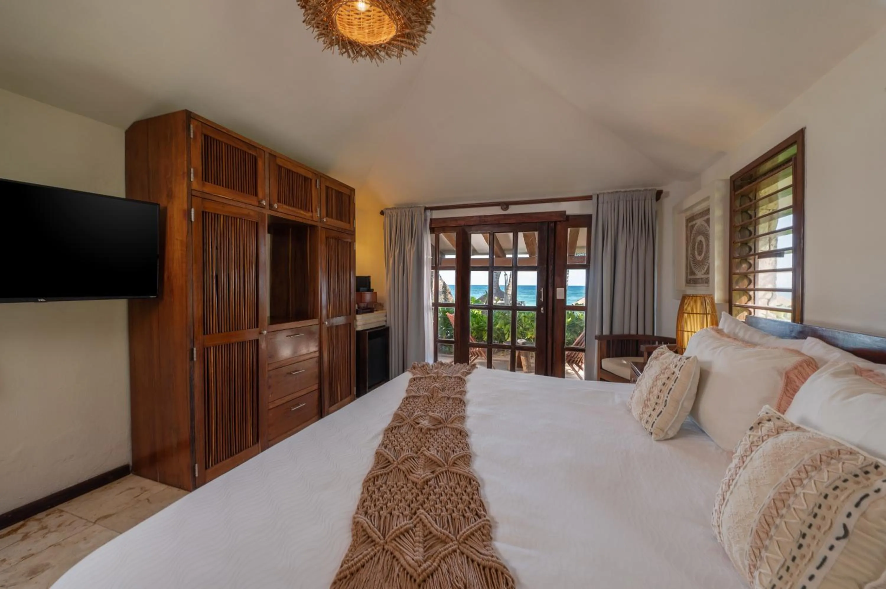 TV and multimedia, Bed in Ana y Jose Tulum Hotel & Beach Club