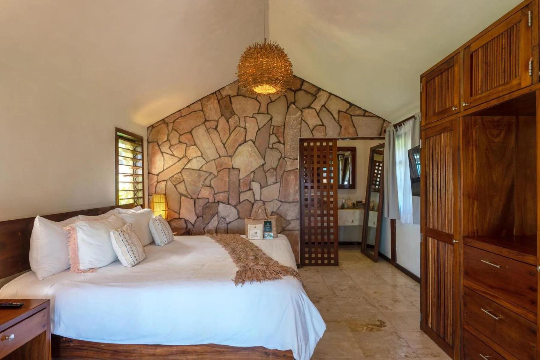 Bedroom, Bed in Ana y Jose Tulum Hotel & Beach Club