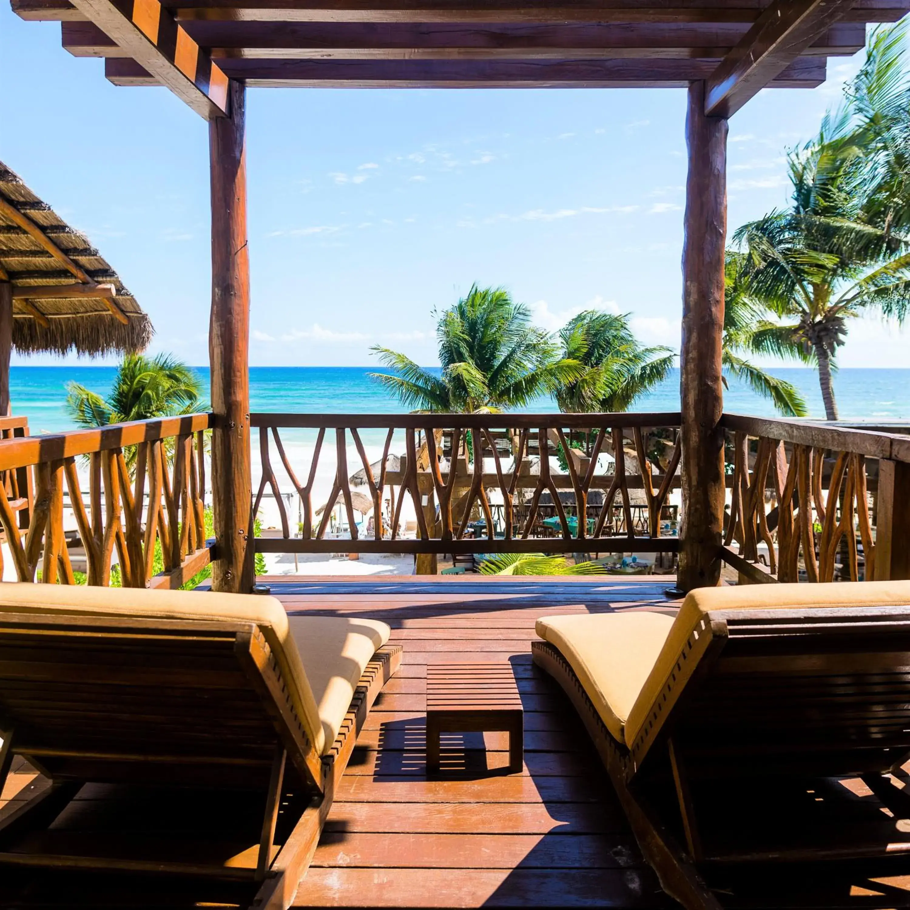 Sea view in Ana y Jose Hotel & Beach Club Tulum Sea view in Ana y Jose Hotel & Beach Club Tulum