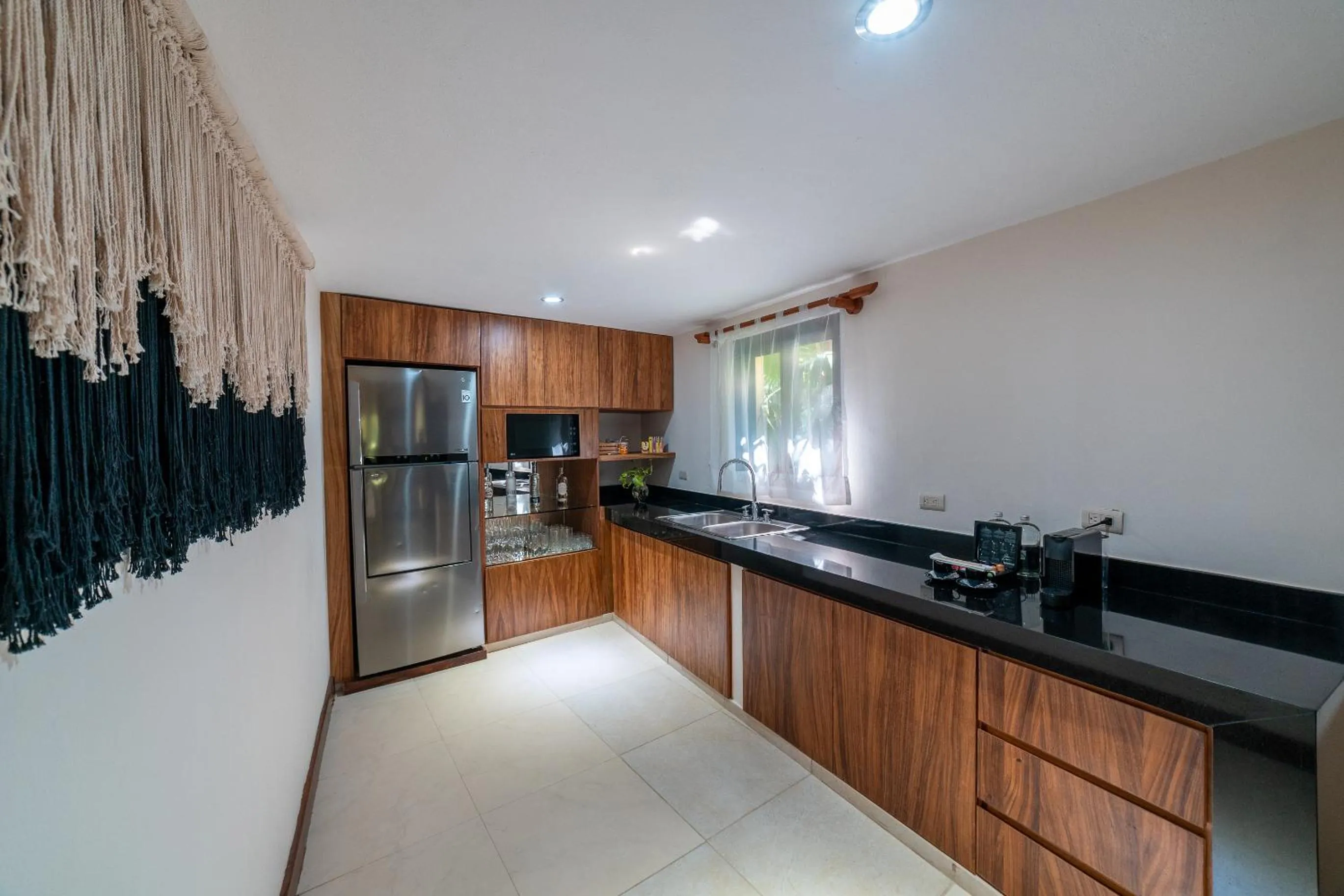 Kitchen or kitchenette in Ana y Jose Tulum Hotel & Beach Club