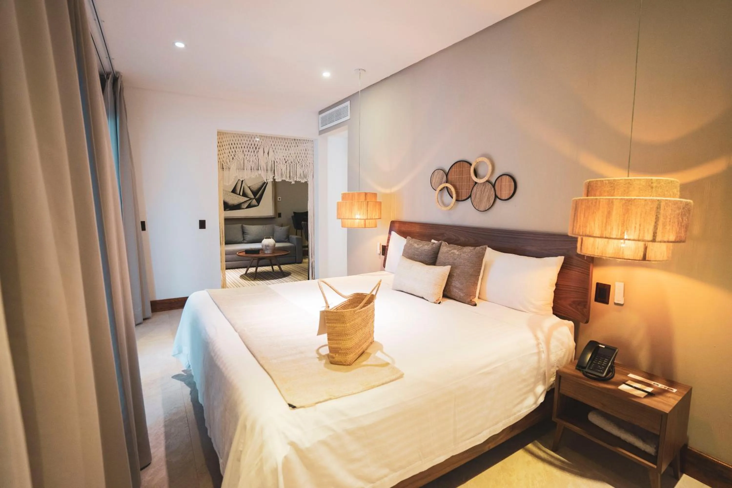 Bed in Ana y Jose Tulum Hotel & Beach Club