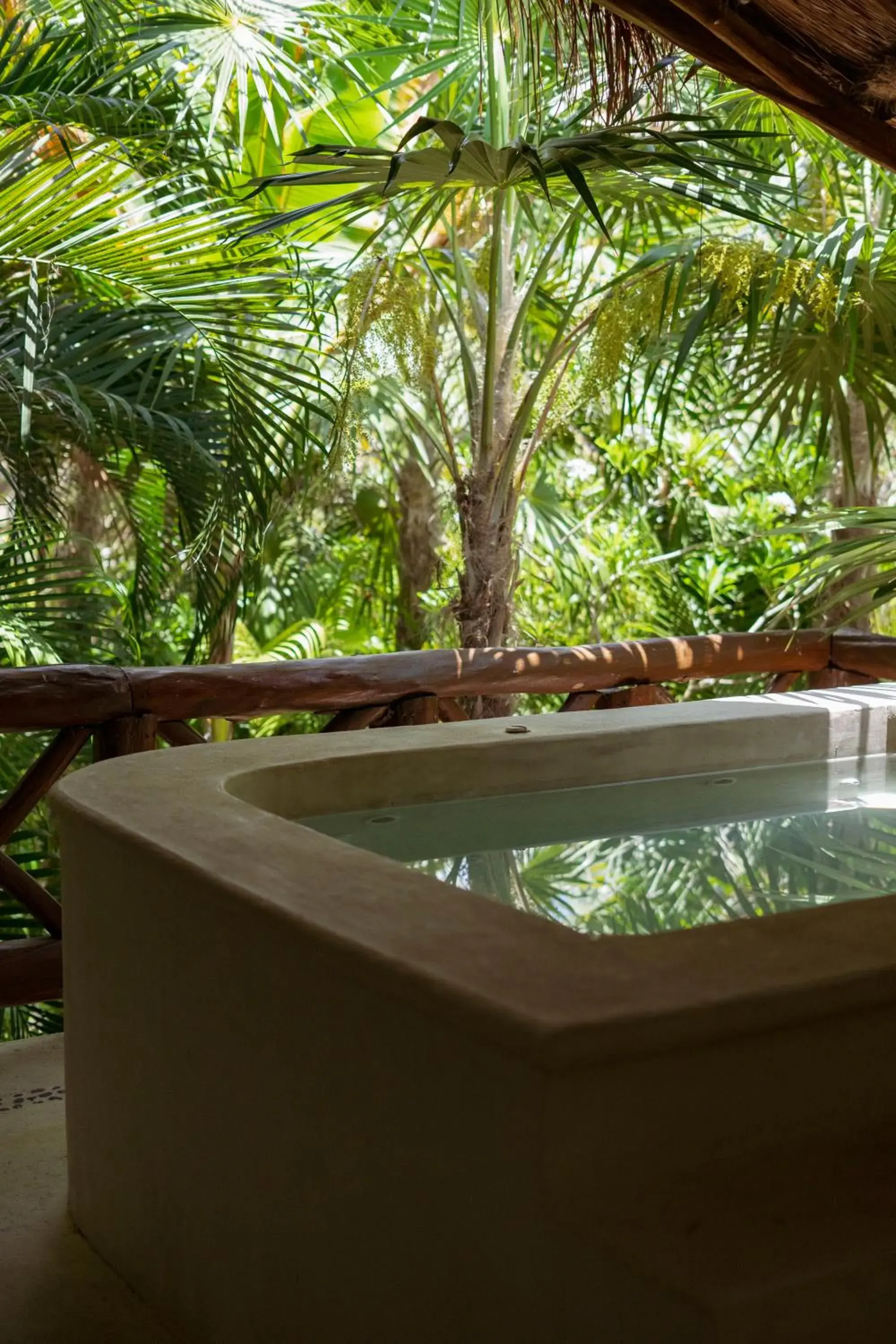 Garden view in Ana y Jose Hotel & Beach Club Tulum Garden view in Ana y Jose Hotel & Beach Club Tulum