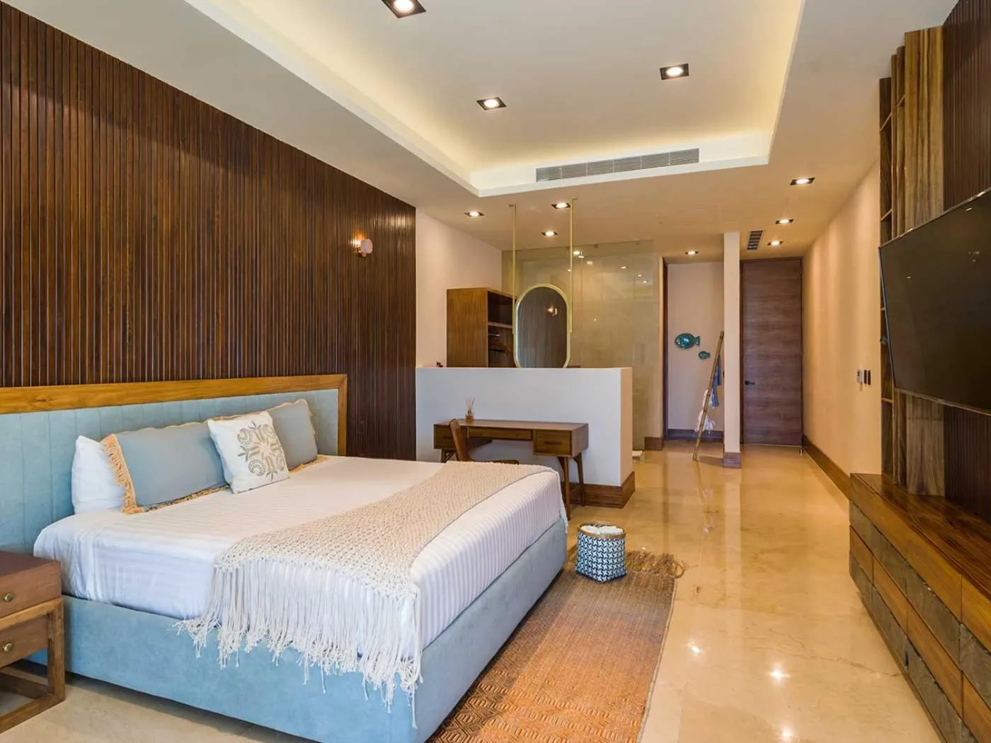 Bed in Ana y Jose Tulum Hotel & Beach Club