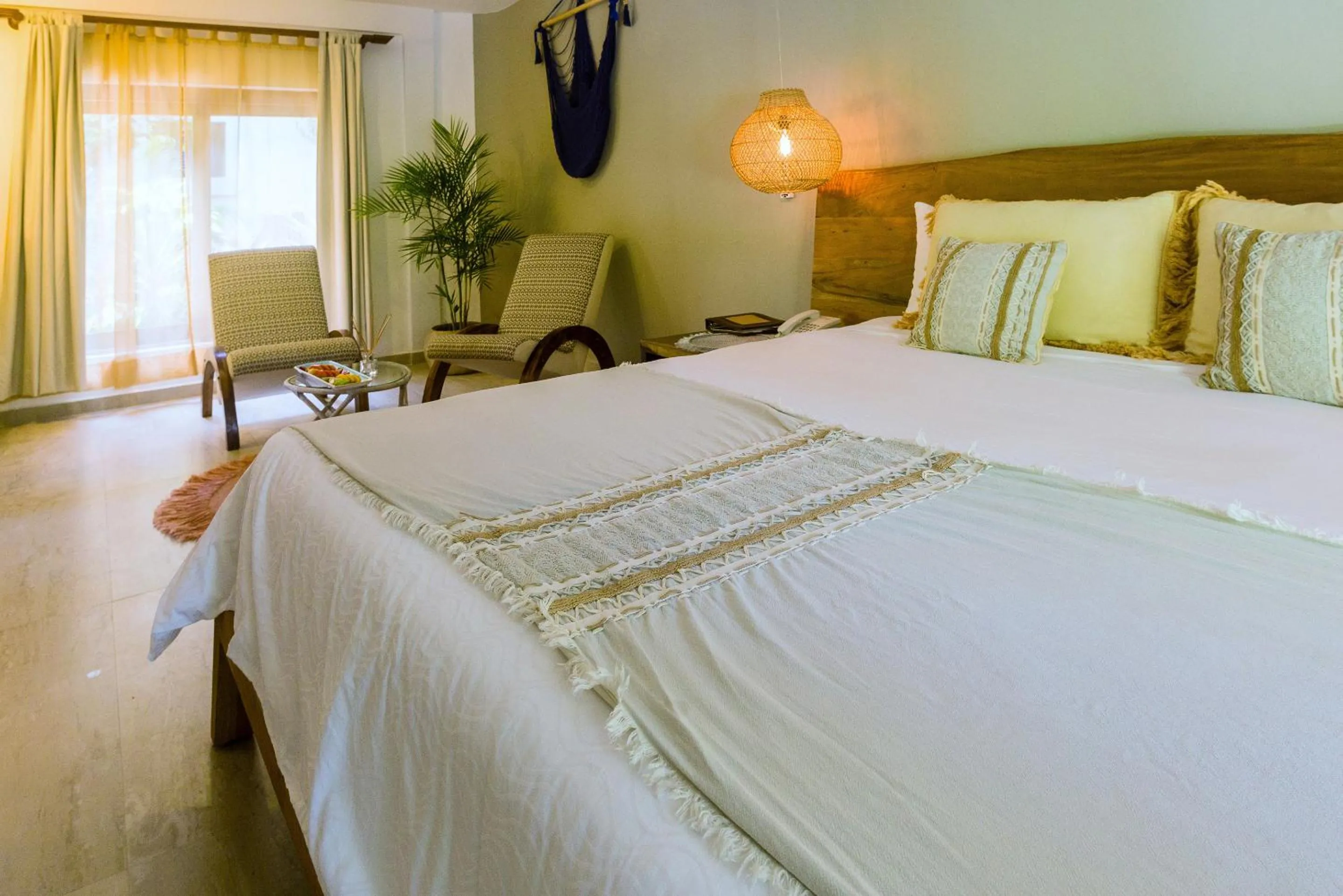 Bed in Ana y Jose Tulum Hotel & Beach Club