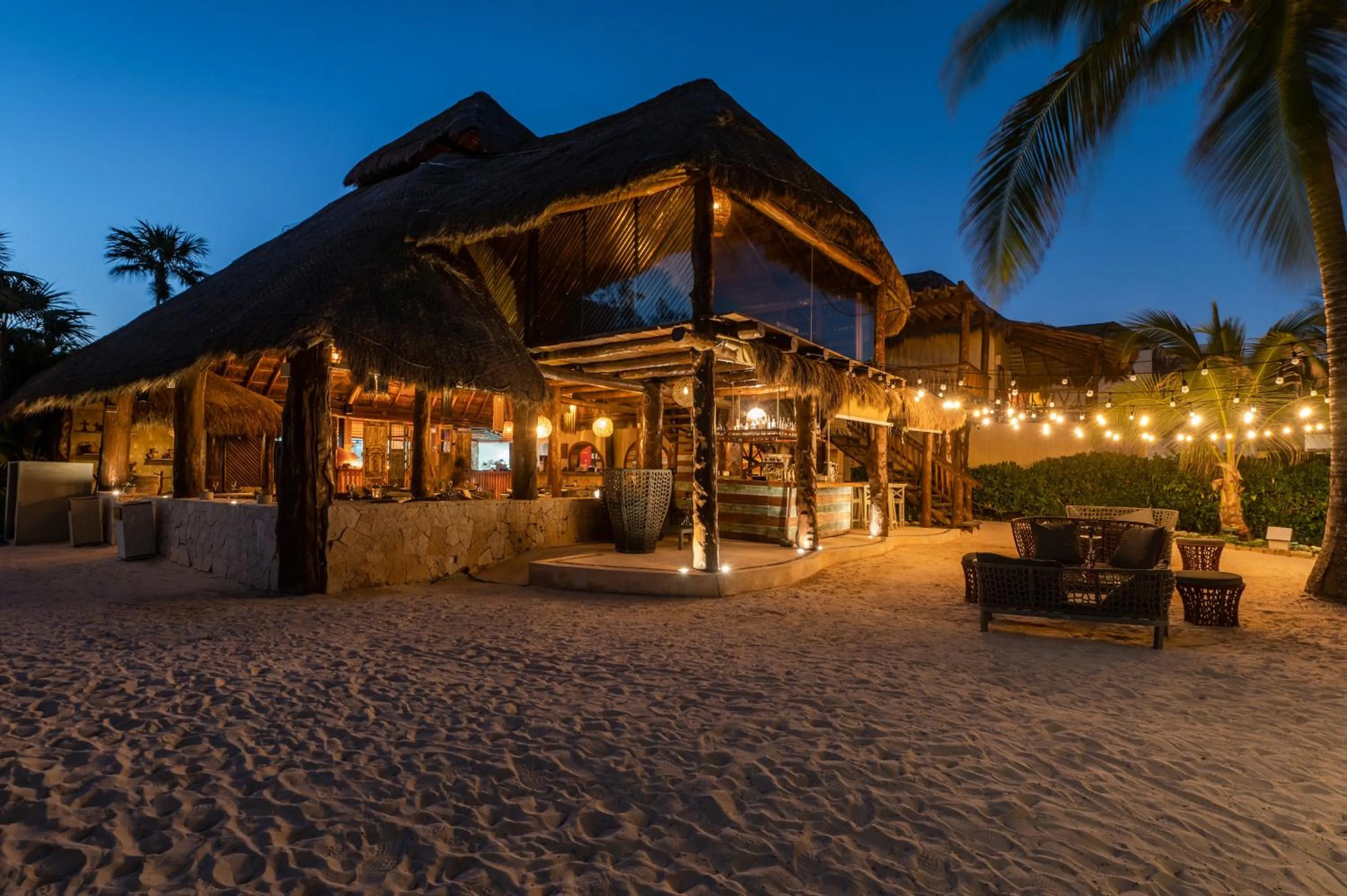 Lounge or bar in Ana y Jose Tulum Hotel & Beach Club