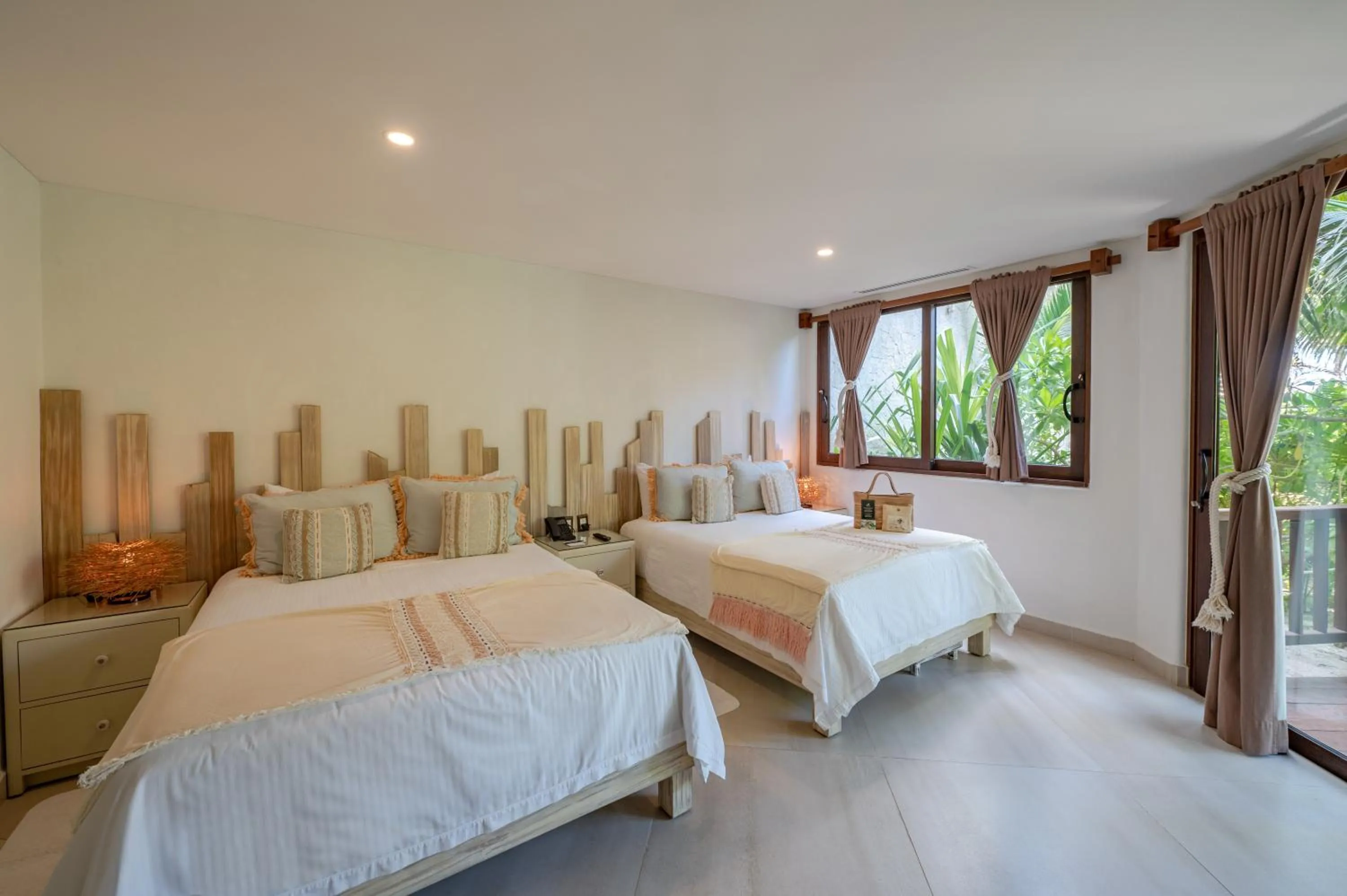 Bed in Ana y Jose Tulum Hotel & Beach Club