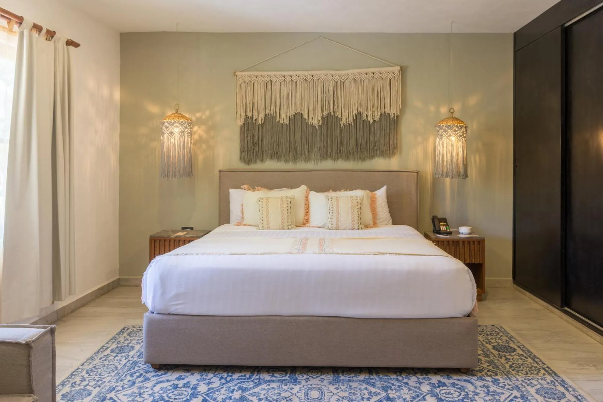 Bed in Ana y Jose Tulum Hotel & Beach Club