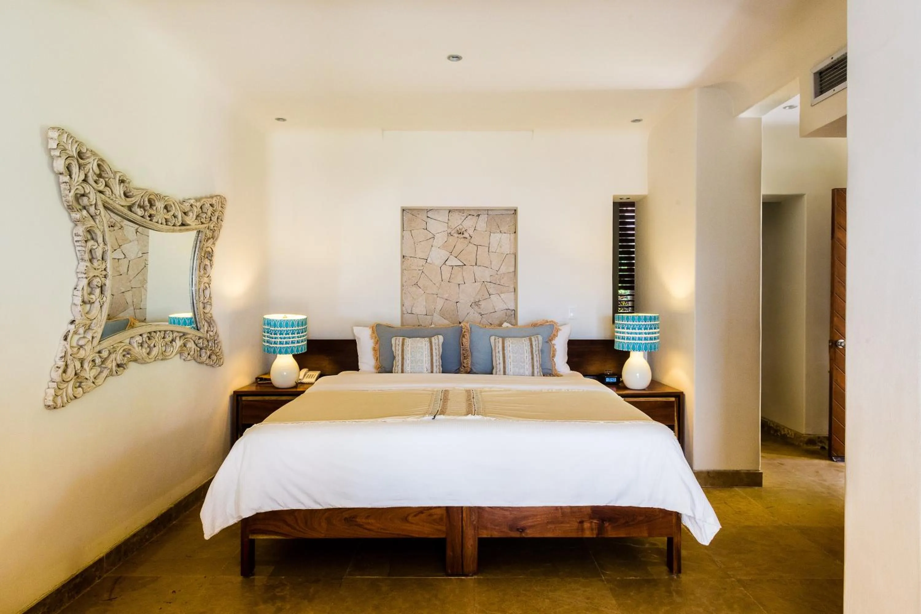 Bed in Ana y Jose Tulum Hotel & Beach Club