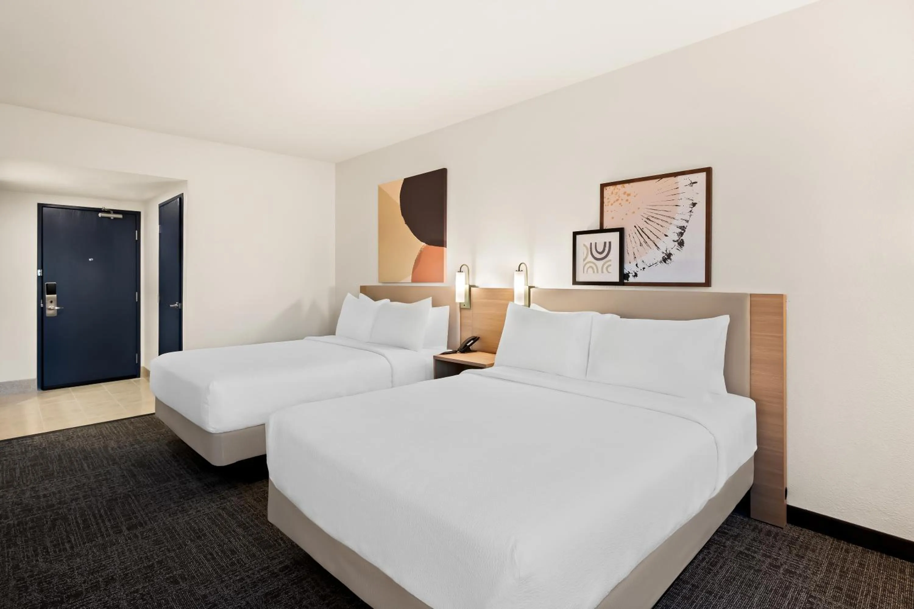 Bed in Spark by Hilton Newest Hotel in Williams CA